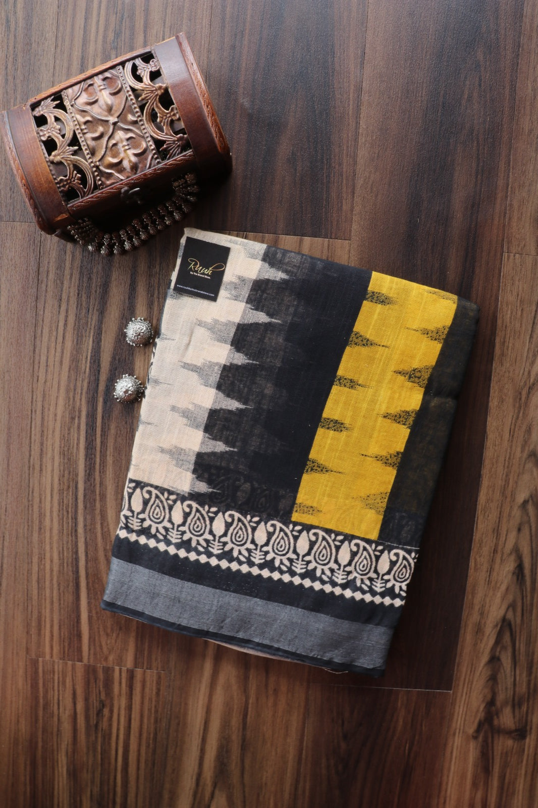 LINEN COTTON SAREE 5