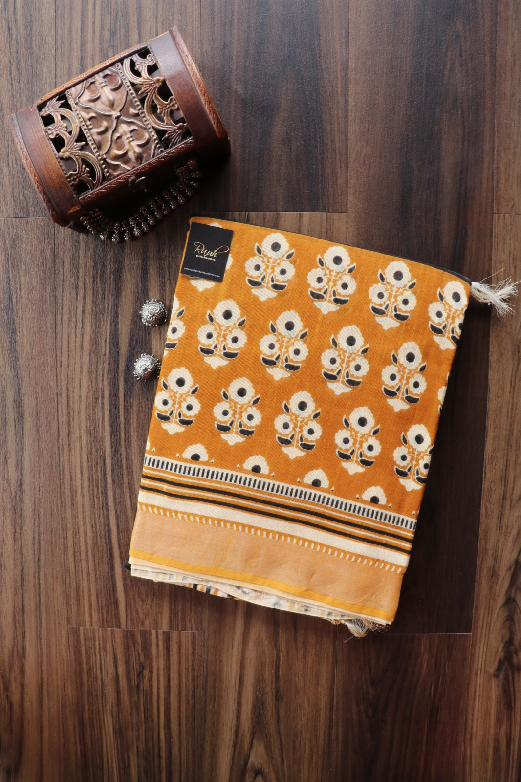 LINEN COTTON SAREE 4