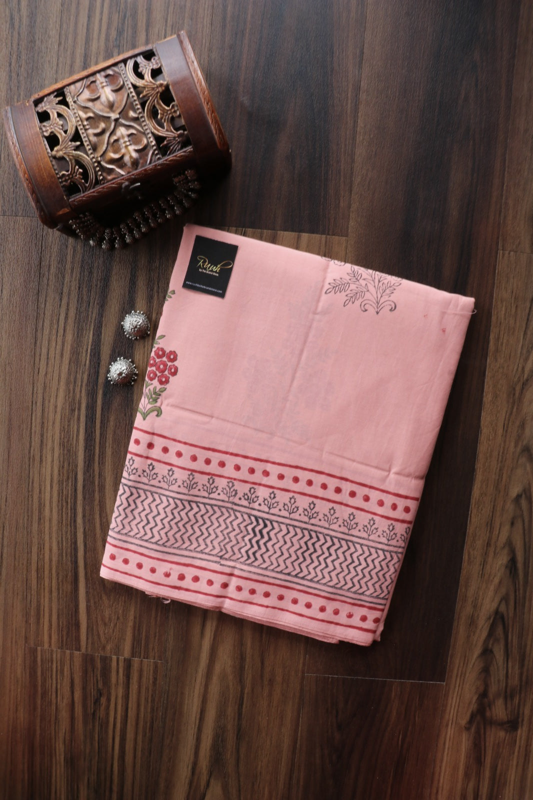 JAIPUR COTTON SAREE IN MAUVE COLOUR