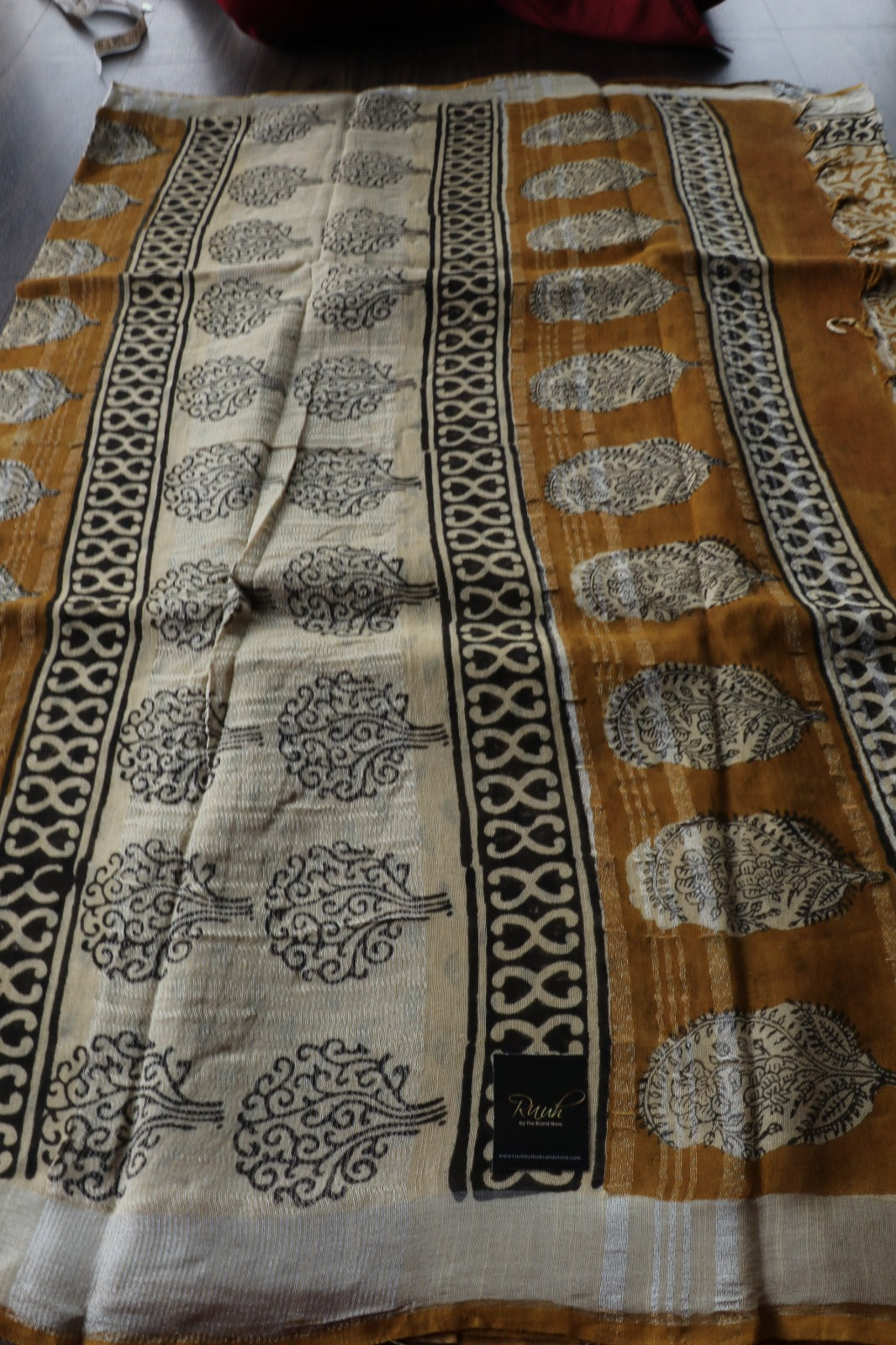 LINEN COTTON SAREE 9
