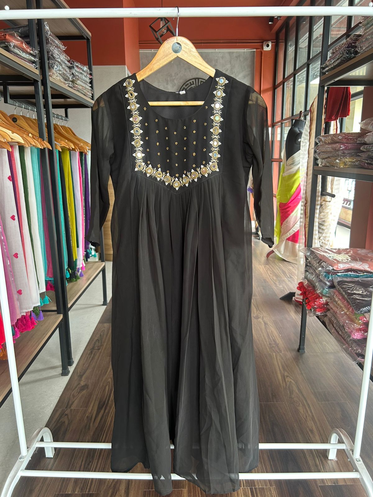 GEORGETTE LONG KURTA/ DRESS