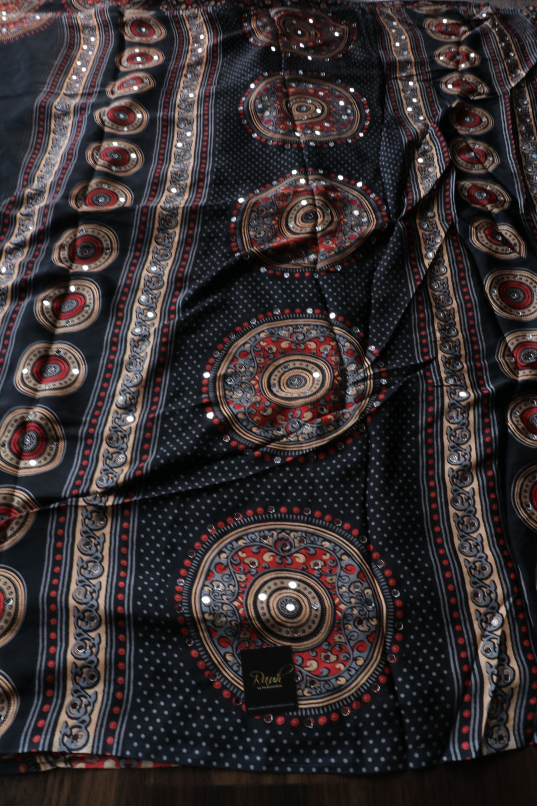 BLACK SEMI MODAL SILK SAREE