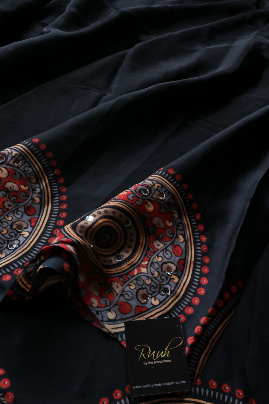 BLACK SEMI MODAL SILK SAREE