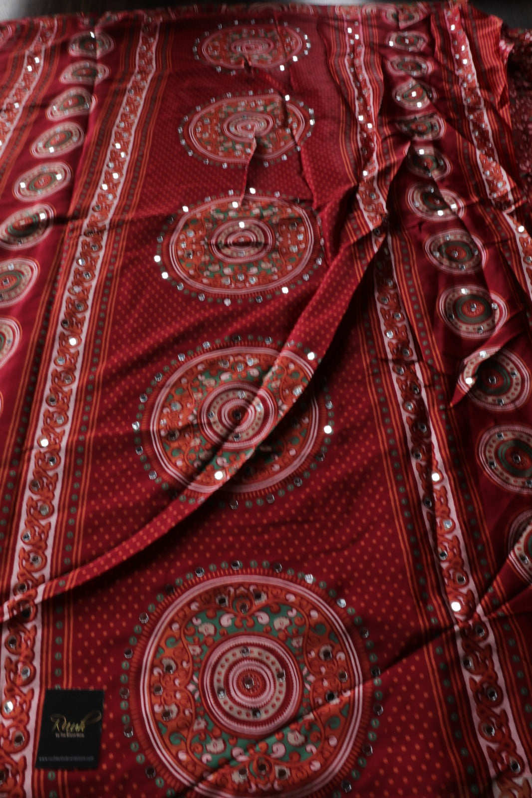MAROON SEMI MODAL SILK SAREE