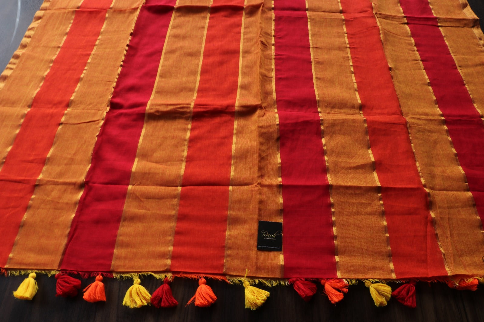 MULMUL MULTI COLOUR SAREE 1