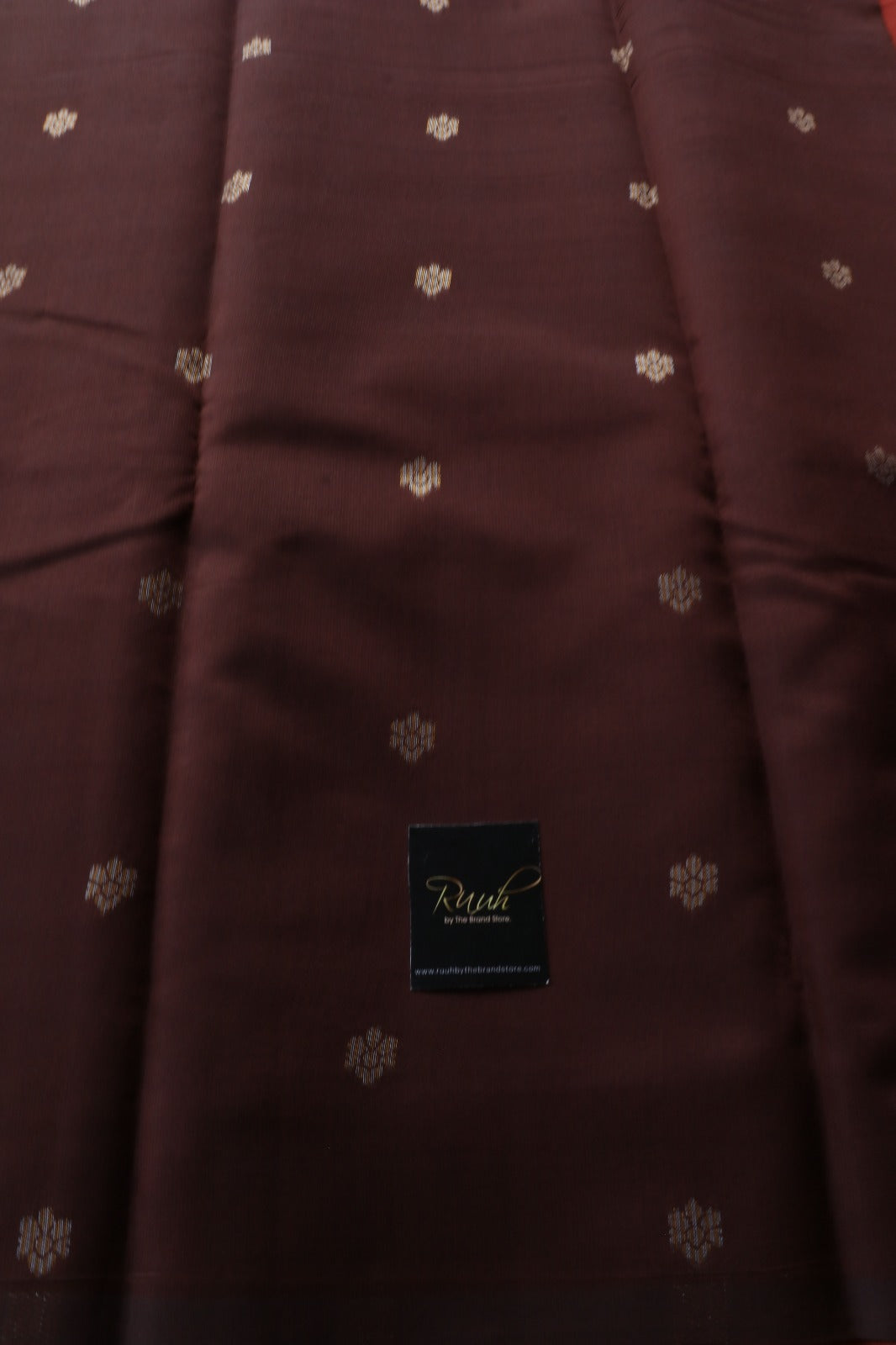 RUST COLOUR SEMI SILK SAREE 1 - TBS26SS1