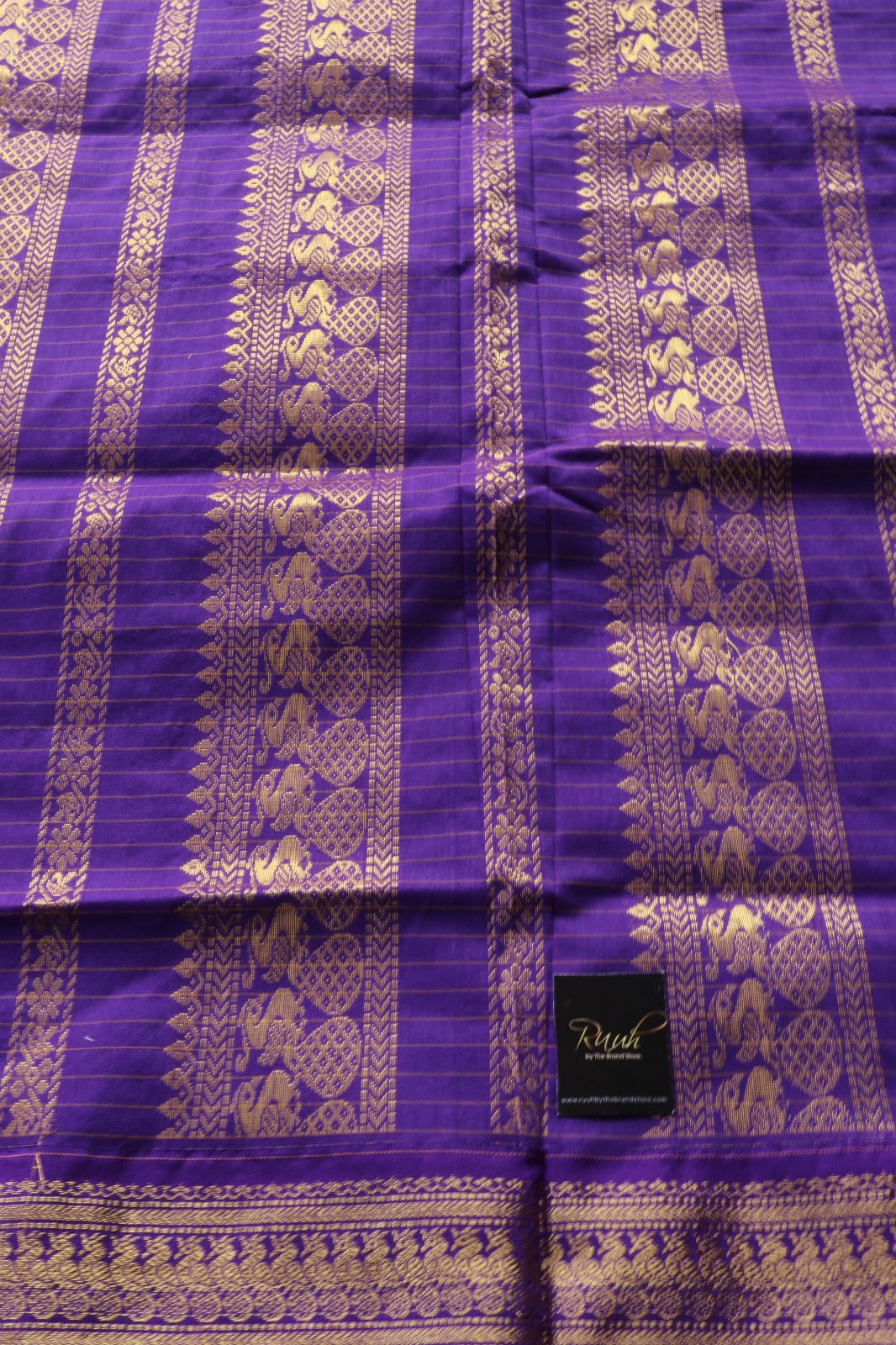 NEON WITH PURPLE KALYANI COTTON