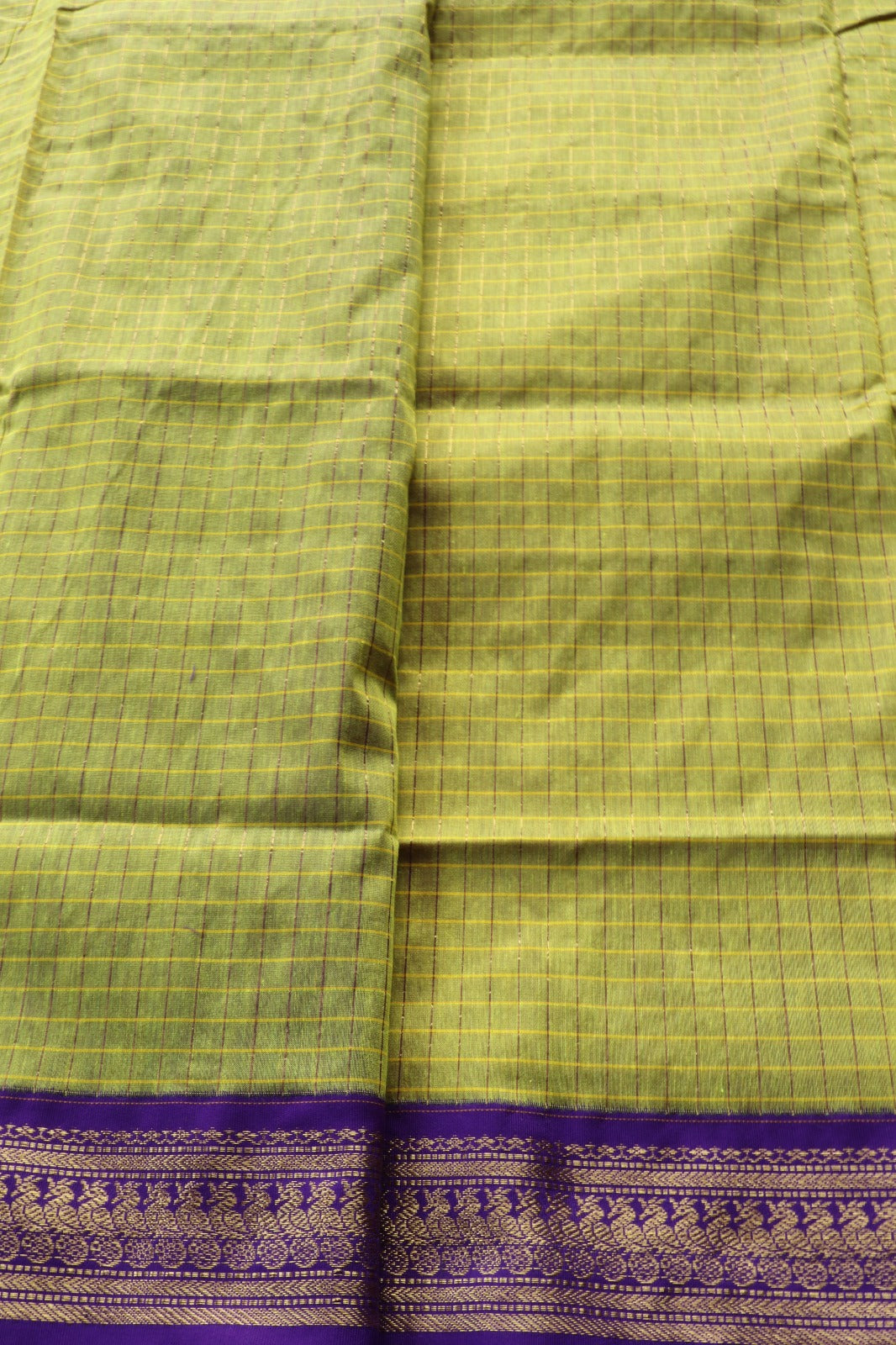 NEON WITH PURPLE KALYANI COTTON