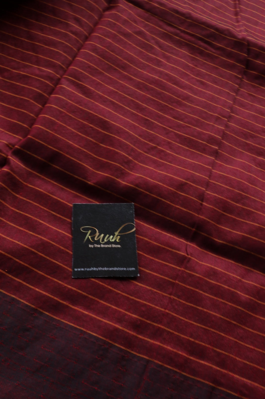 MUSTARD YELLOW WITH MAROON KALYANI COTTON