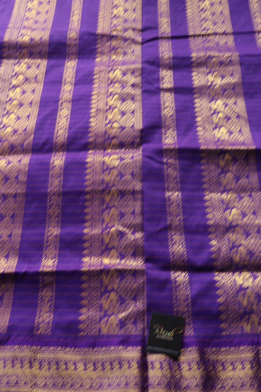 LAVENDER WITH PURPLE KALYANI COTTON