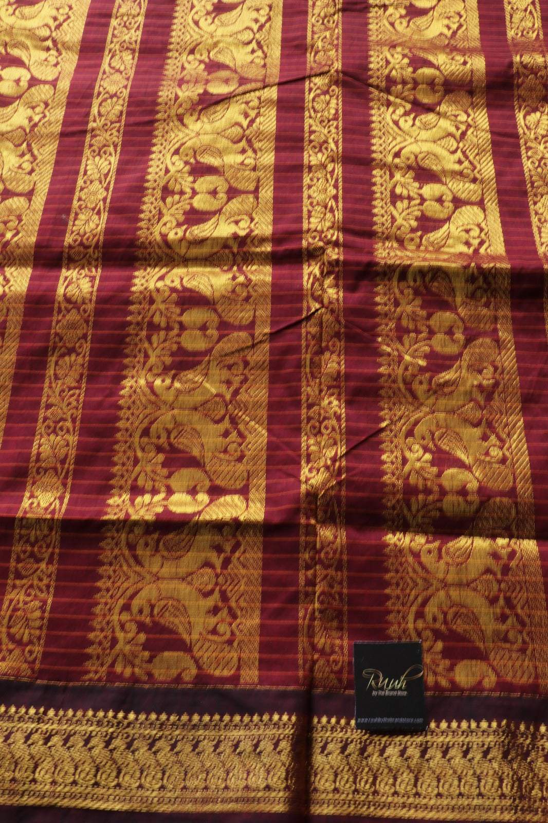MAROON  KALYANI COTTON