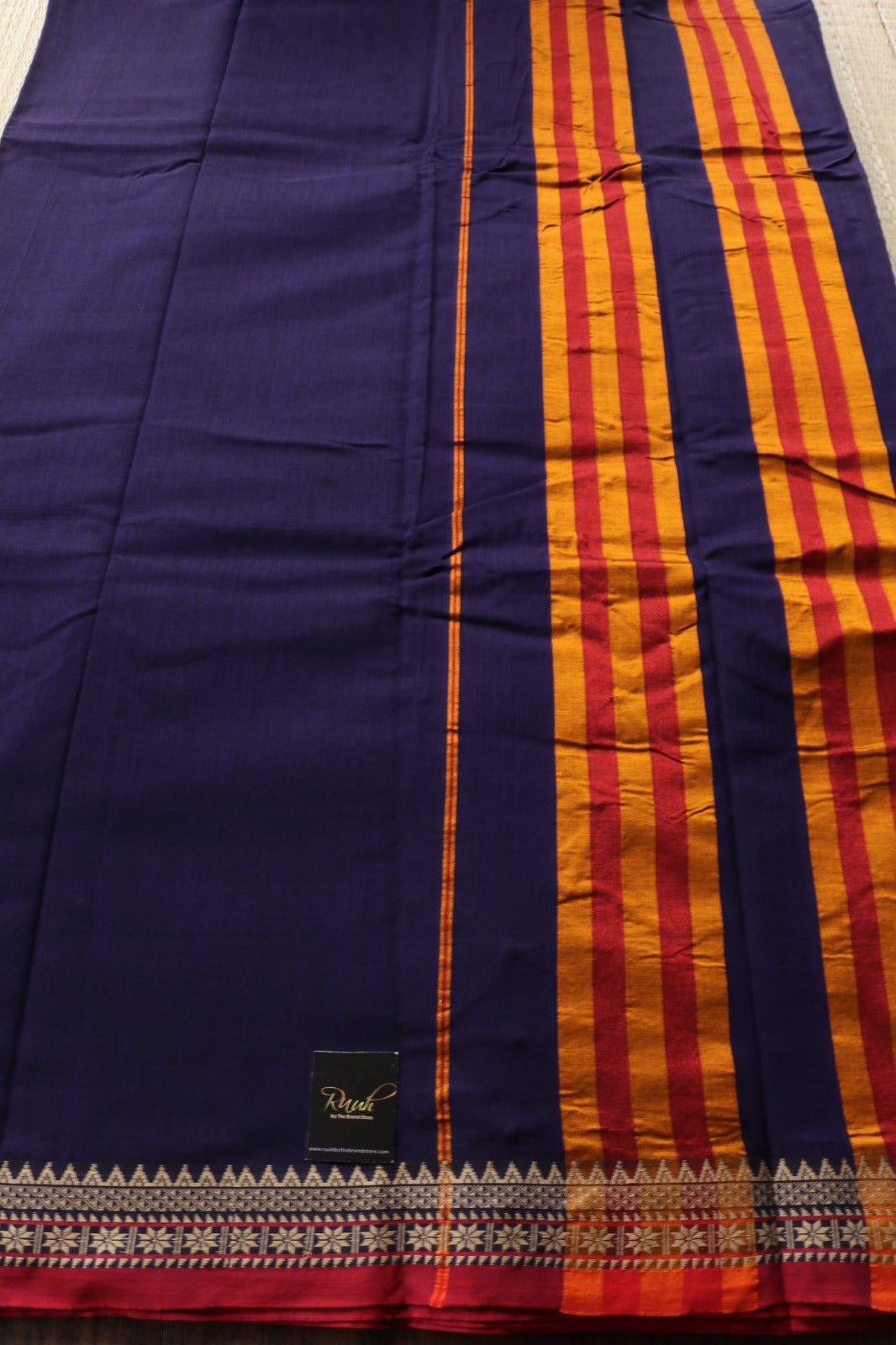 PURPLE NARAYANPETH COTTON SAREE