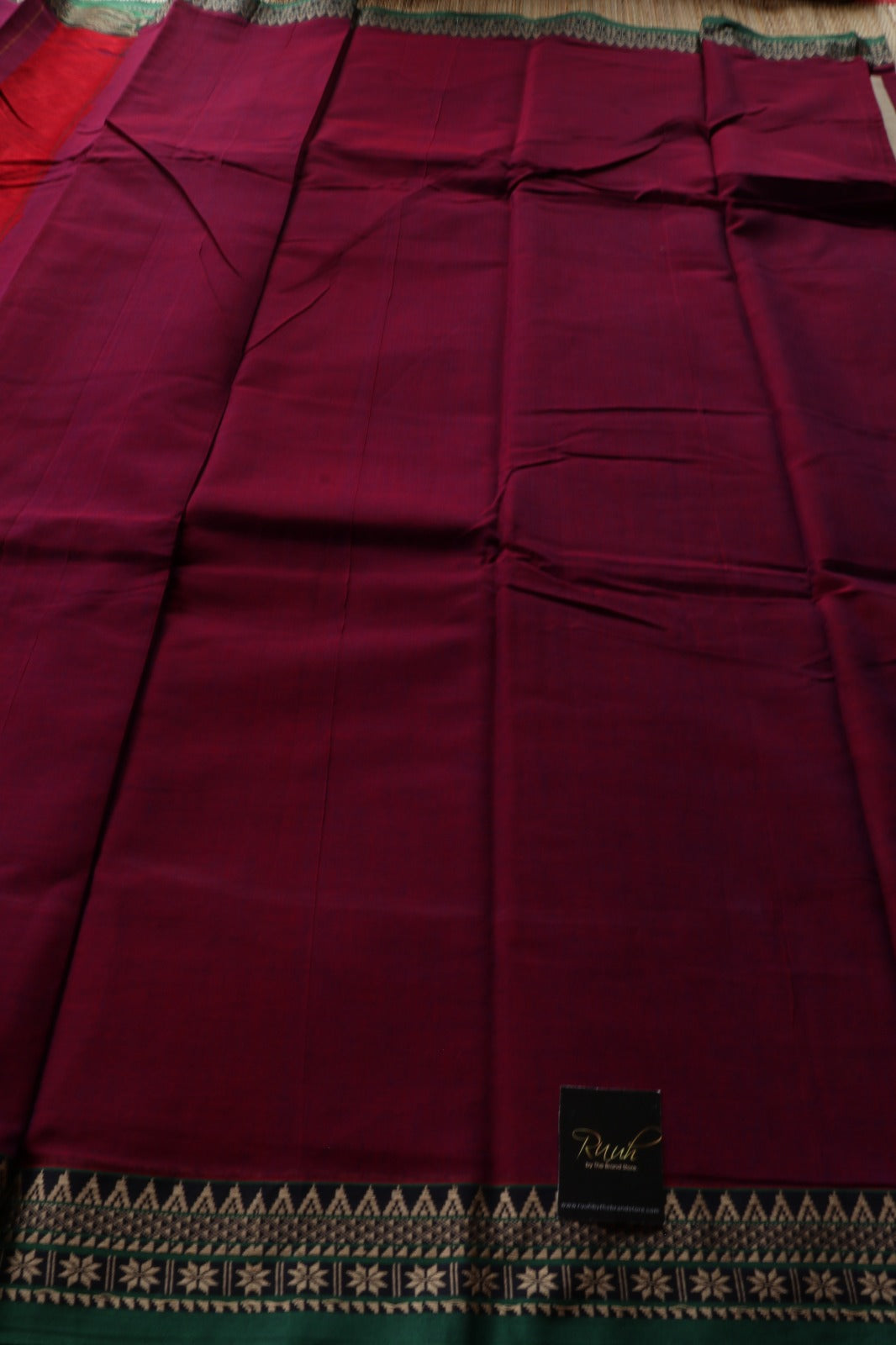 MAGENTA NARAYANPETH COTTON SAREE