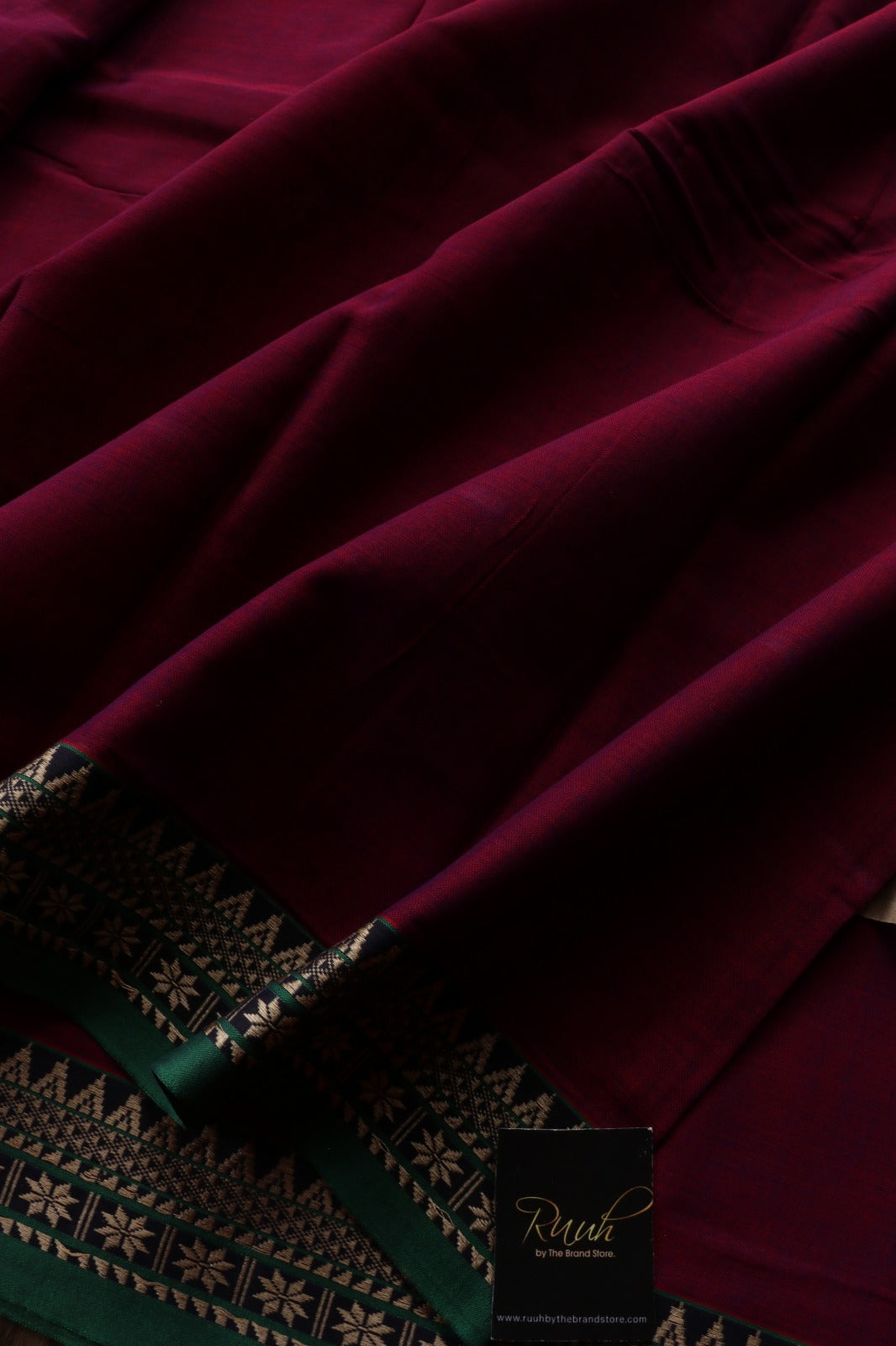 MAGENTA NARAYANPETH COTTON SAREE