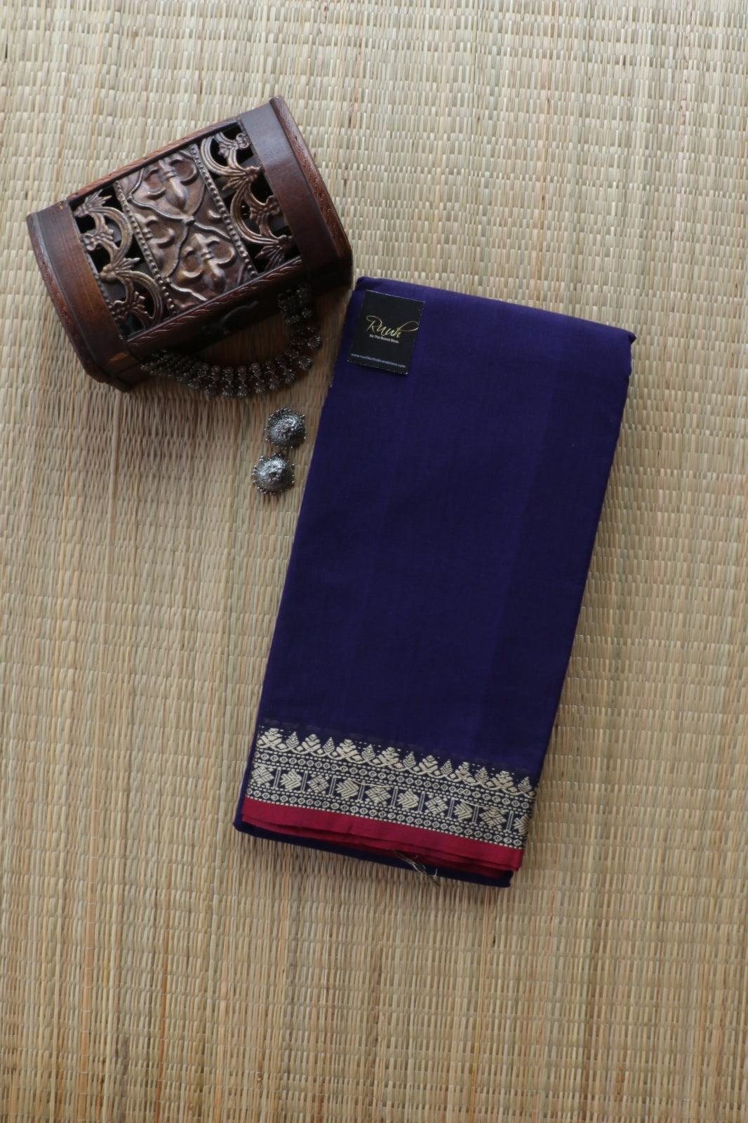 PURPLE NARAYANPETH COTTON SAREE