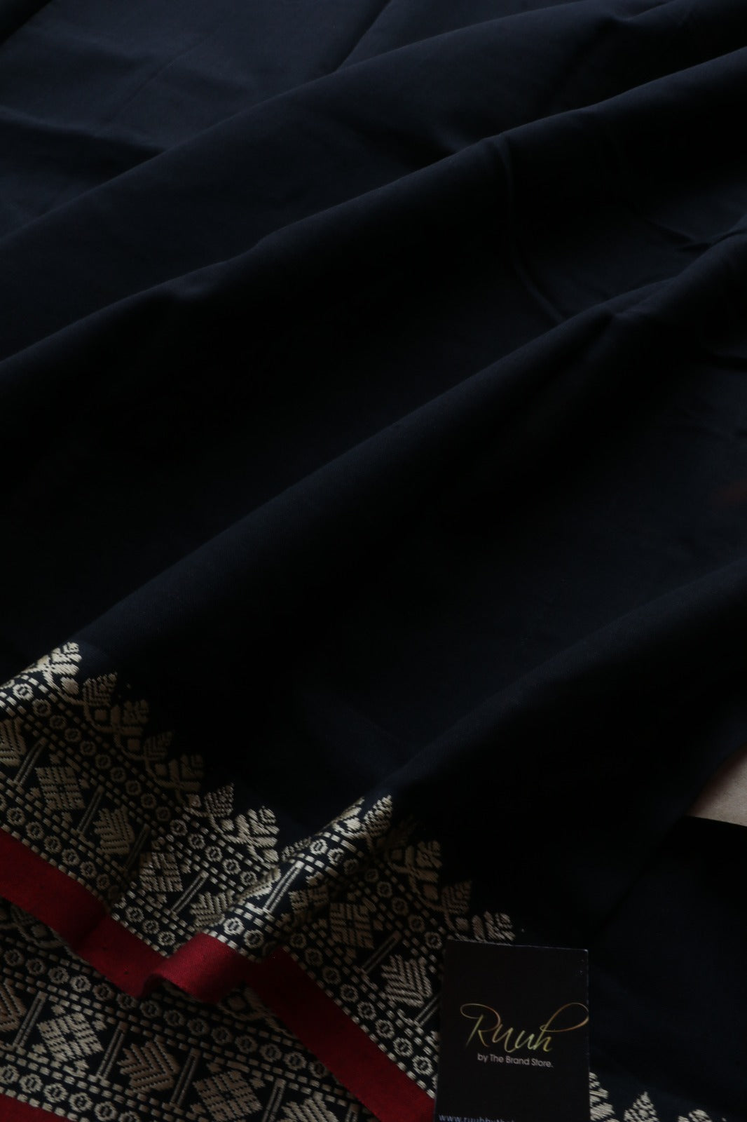 BLACK NARAYANPETH COTTON SAREE