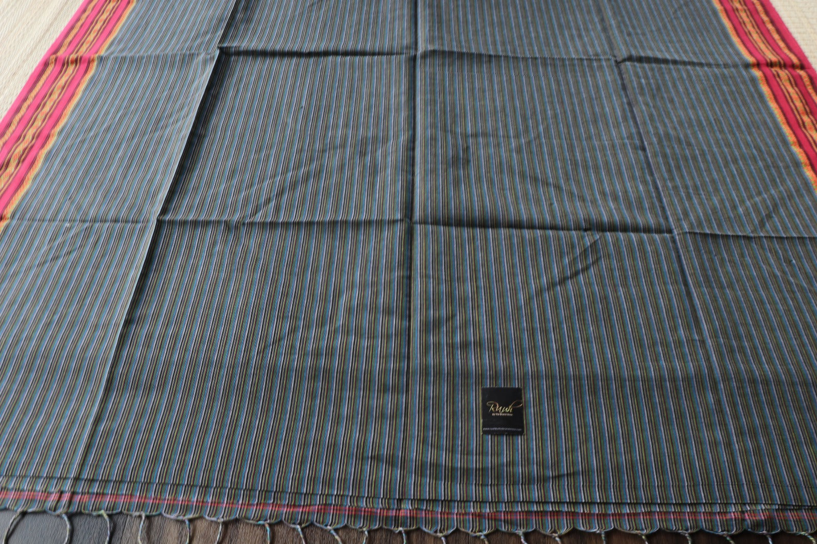 BENGAL COTTON GREYISH STRIPES- TBS26BC