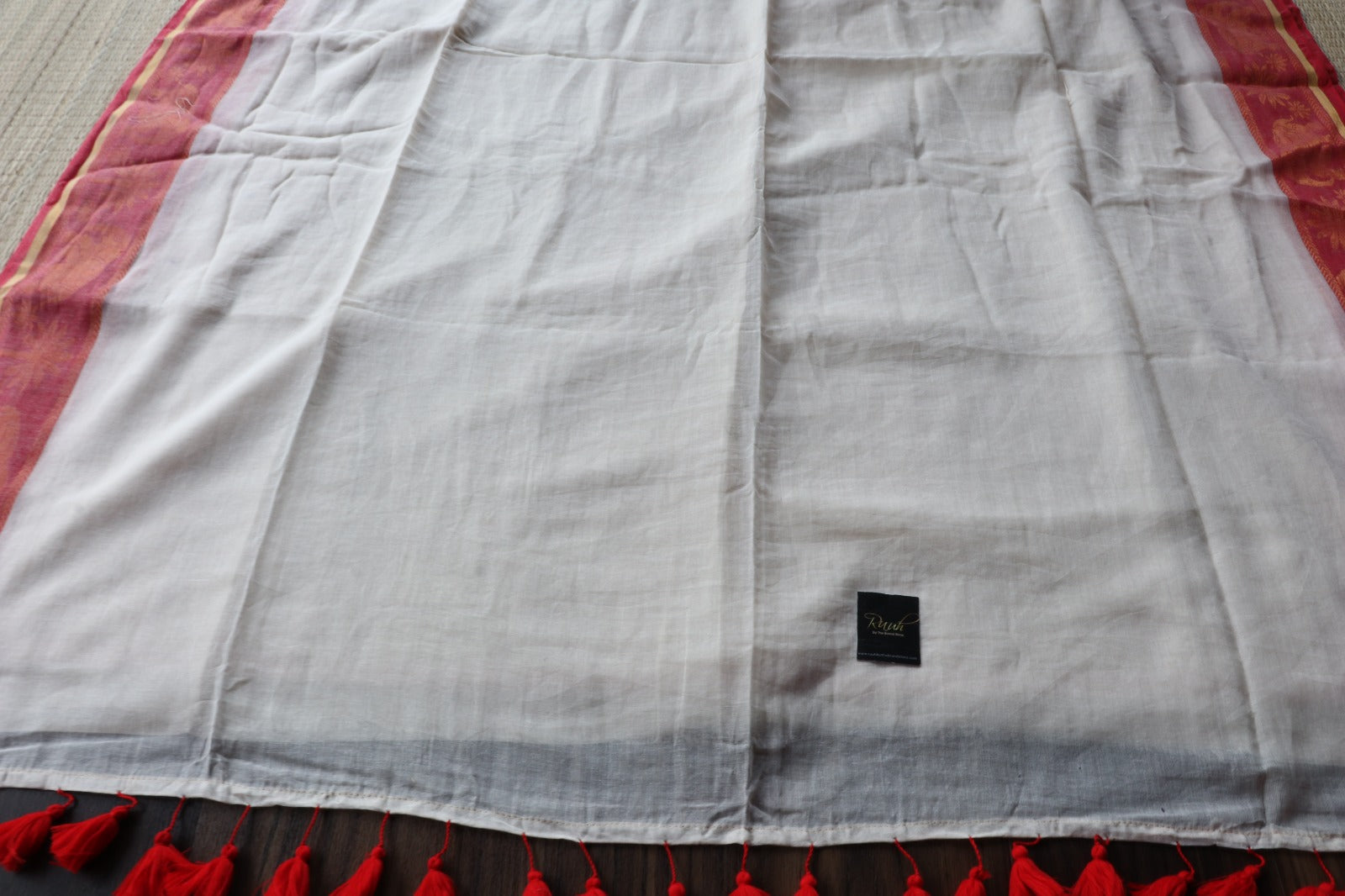 MUL COTTON SAREE JACQUARD BORDER- TBS26VC