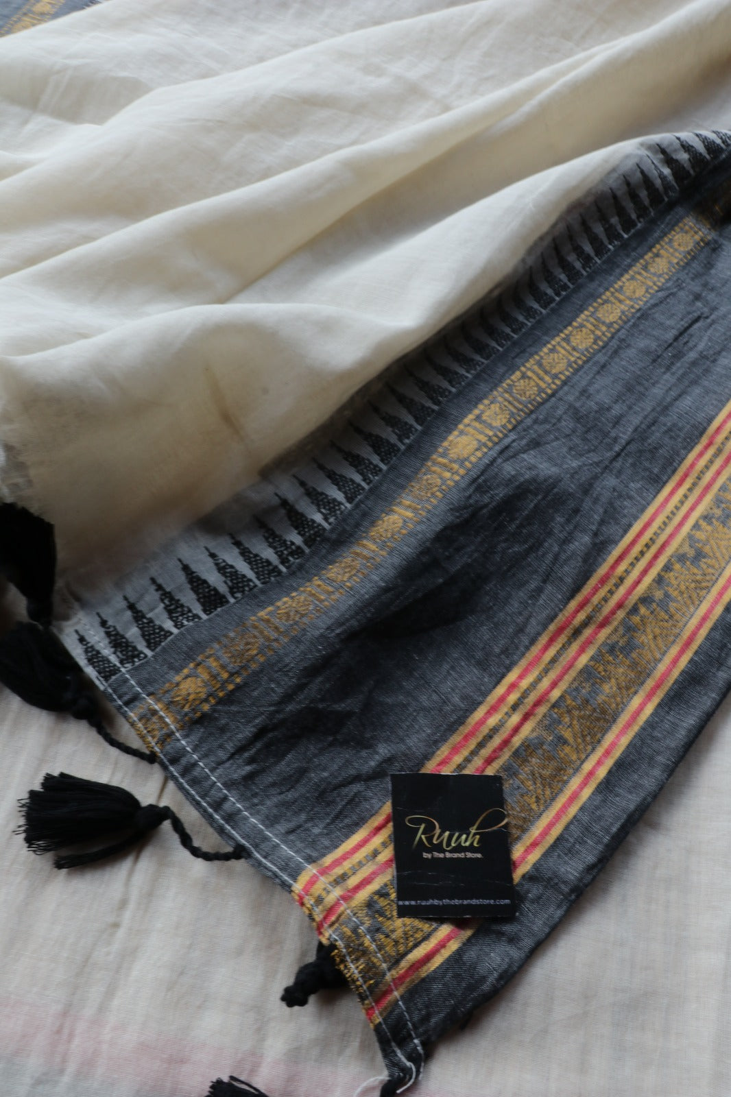 MUL COTTON WITH TEMPLE BORDER- TBS26VC