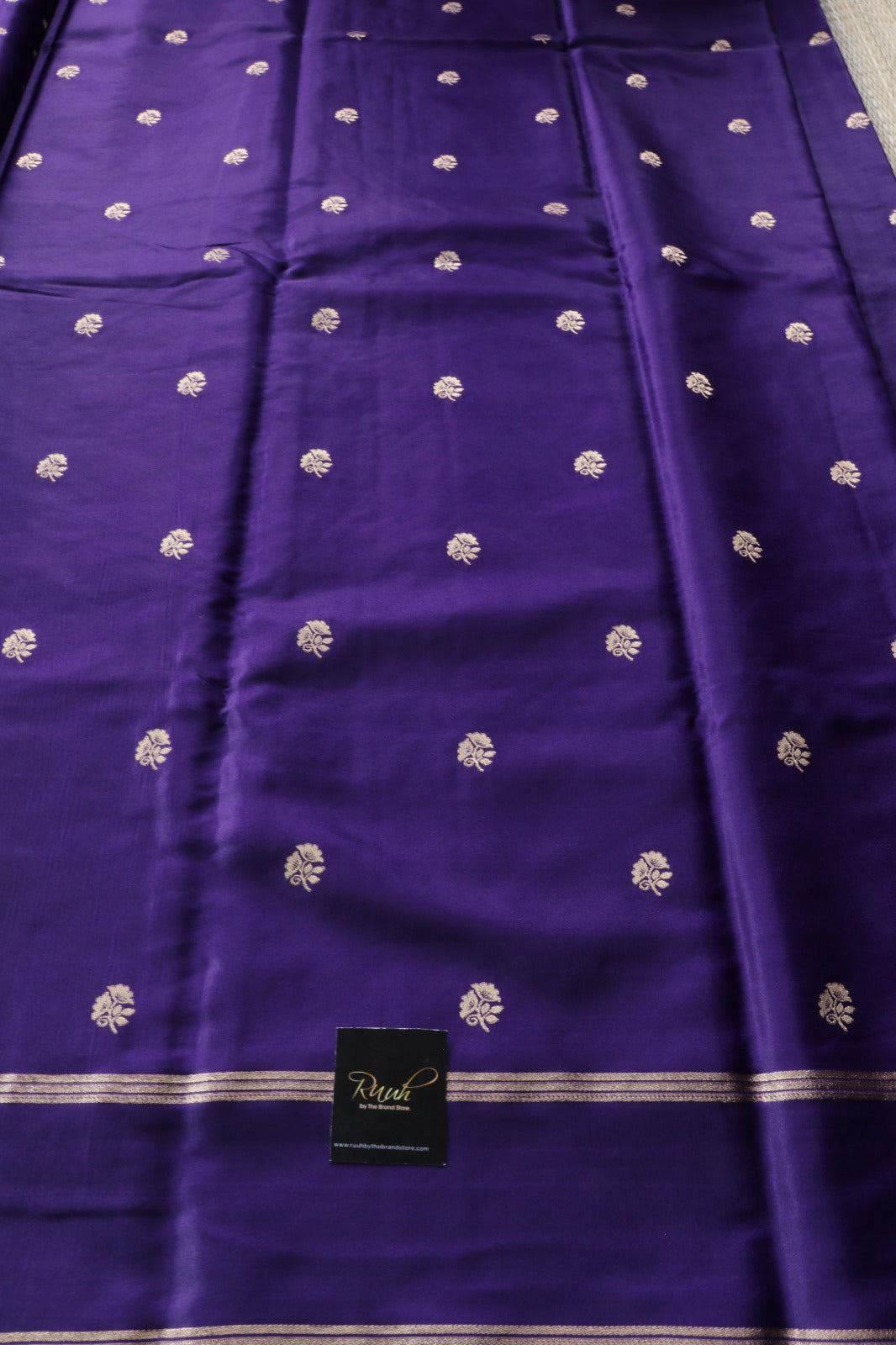 PURPLE VISCOSE SEMI SILK-TBS26VSS
