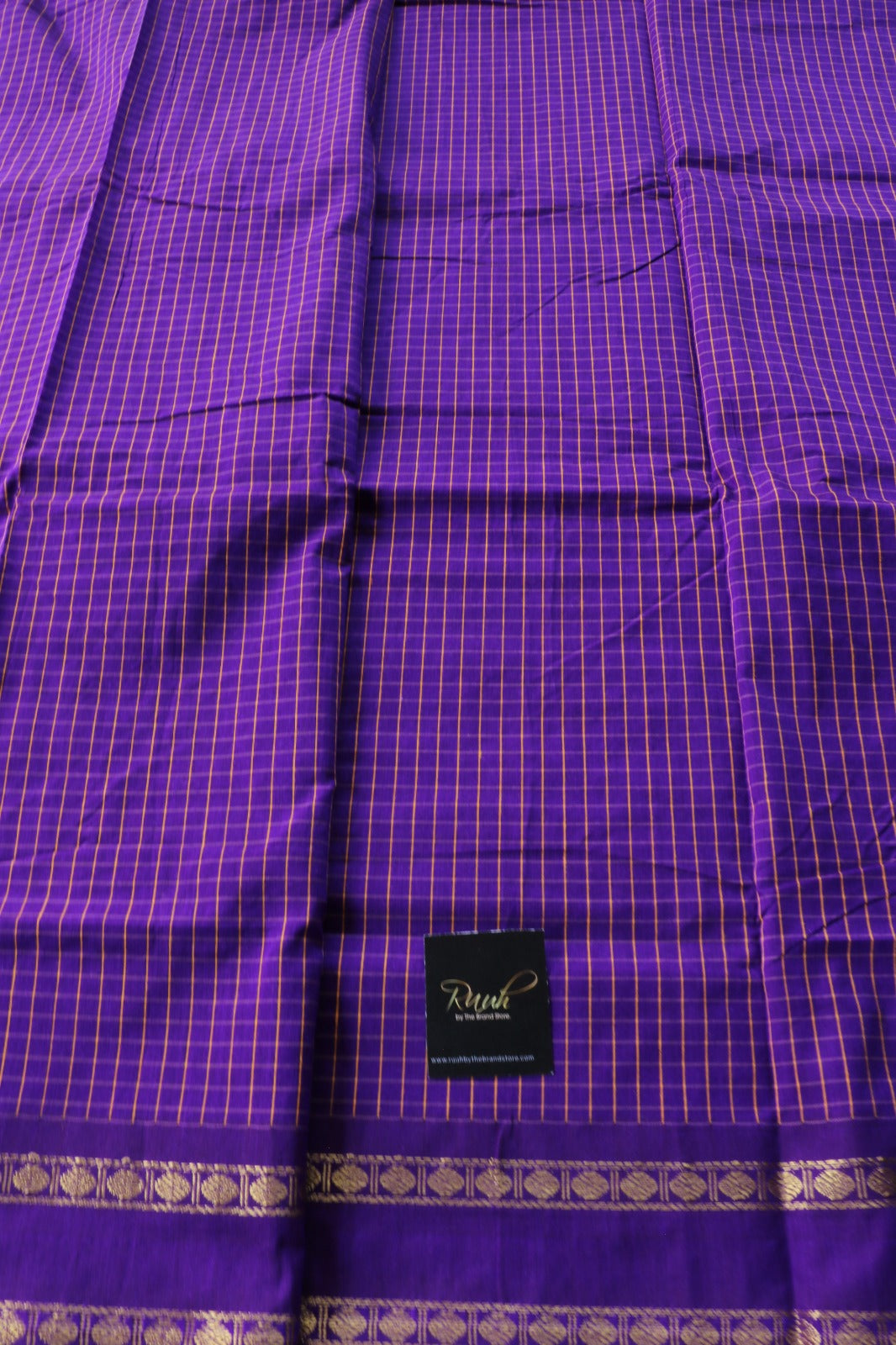 PURPLE KALYANI COTTON SAREE - TBS26KC1