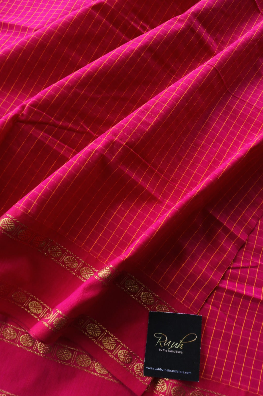 PINK KALYANI COTTON SAREE- TBS26KC1