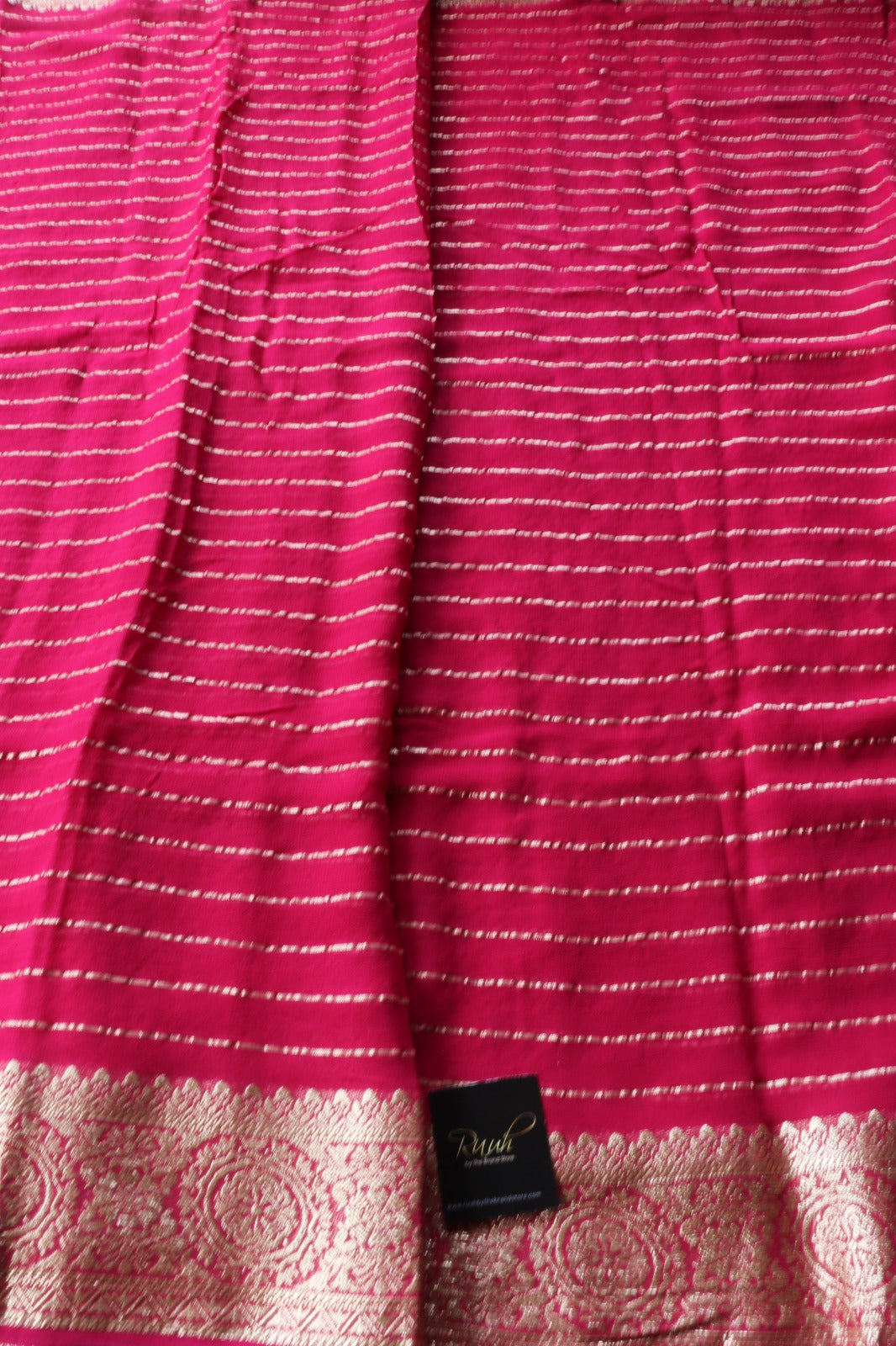 VISCOSE GEORGETTE SAREE PINK