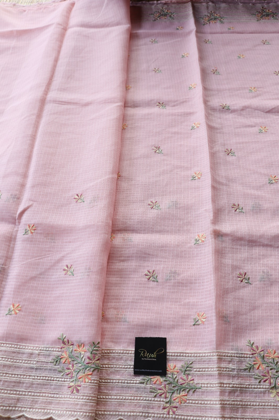 PEACH NET KOTA SAREE