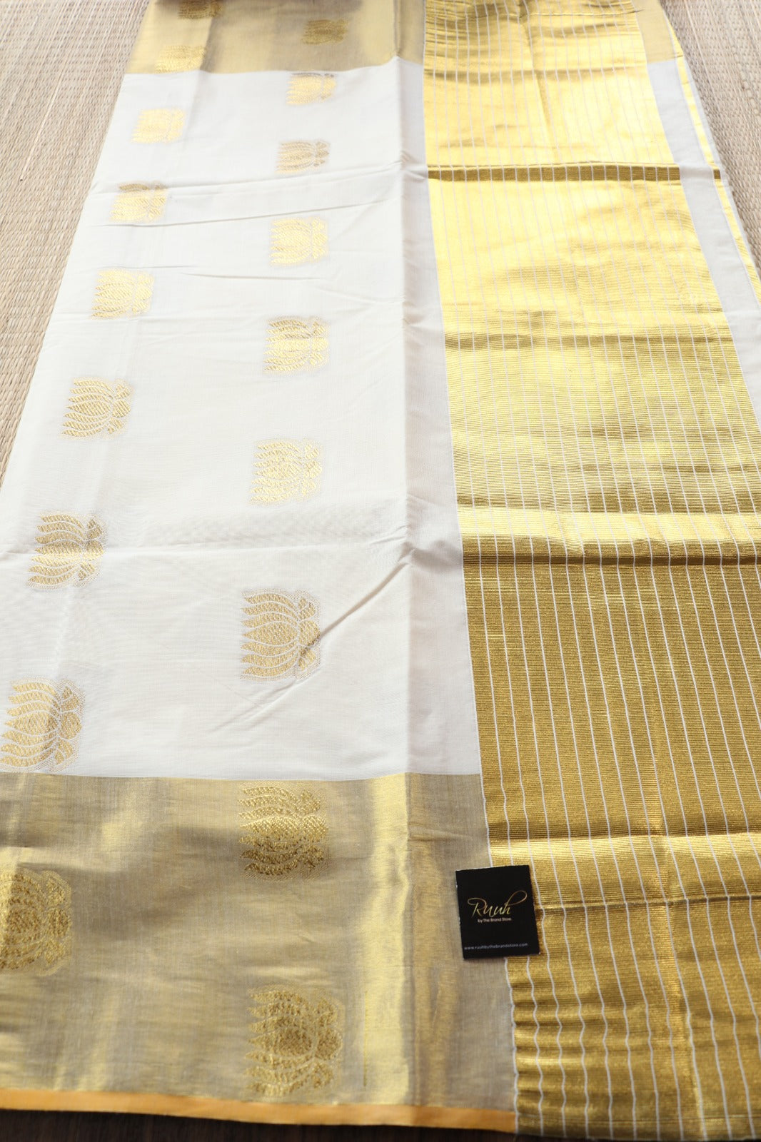 LOTUS WOVEN COTTON SAREE