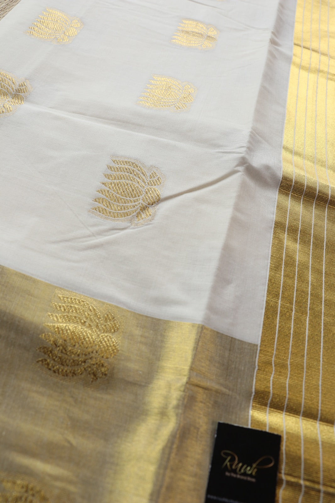 LOTUS WOVEN COTTON SAREE