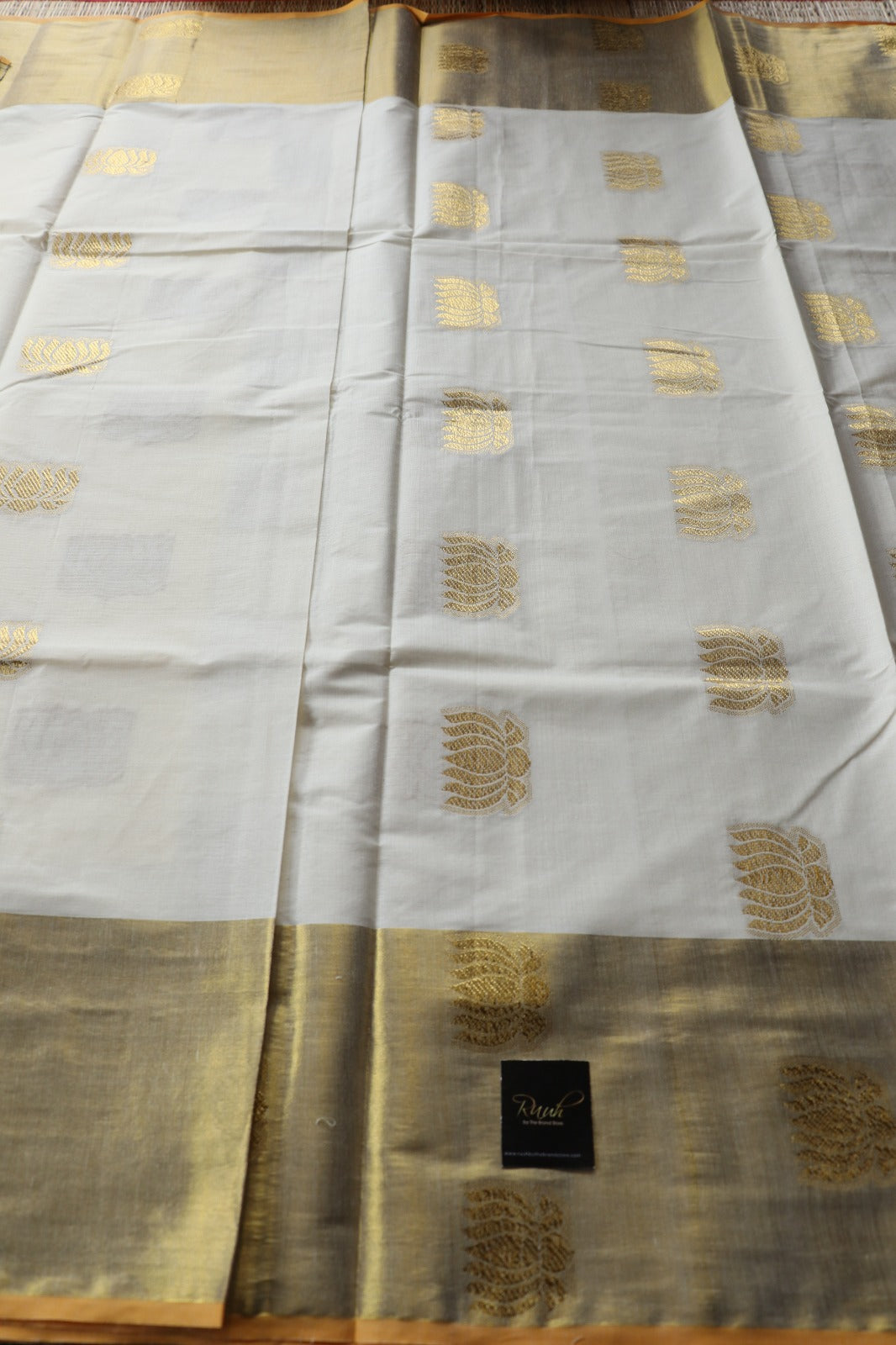 LOTUS WOVEN COTTON SAREE