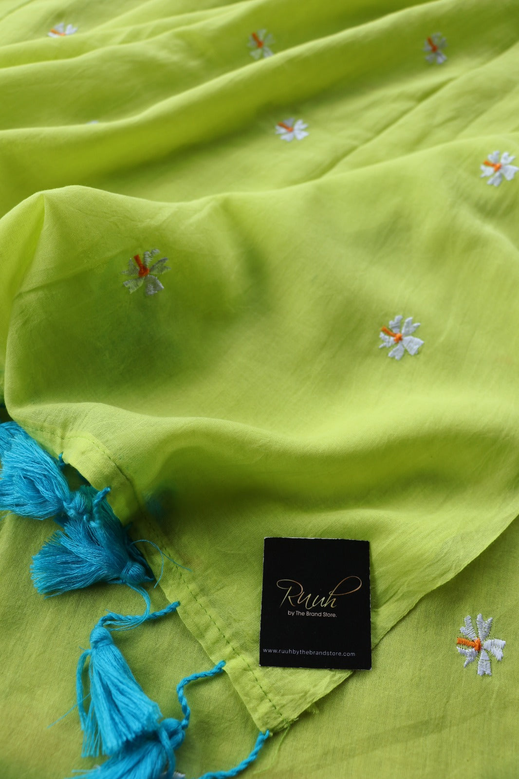 NEON MULMUL PARIJAT EMBROIDERY-TBS26MPE