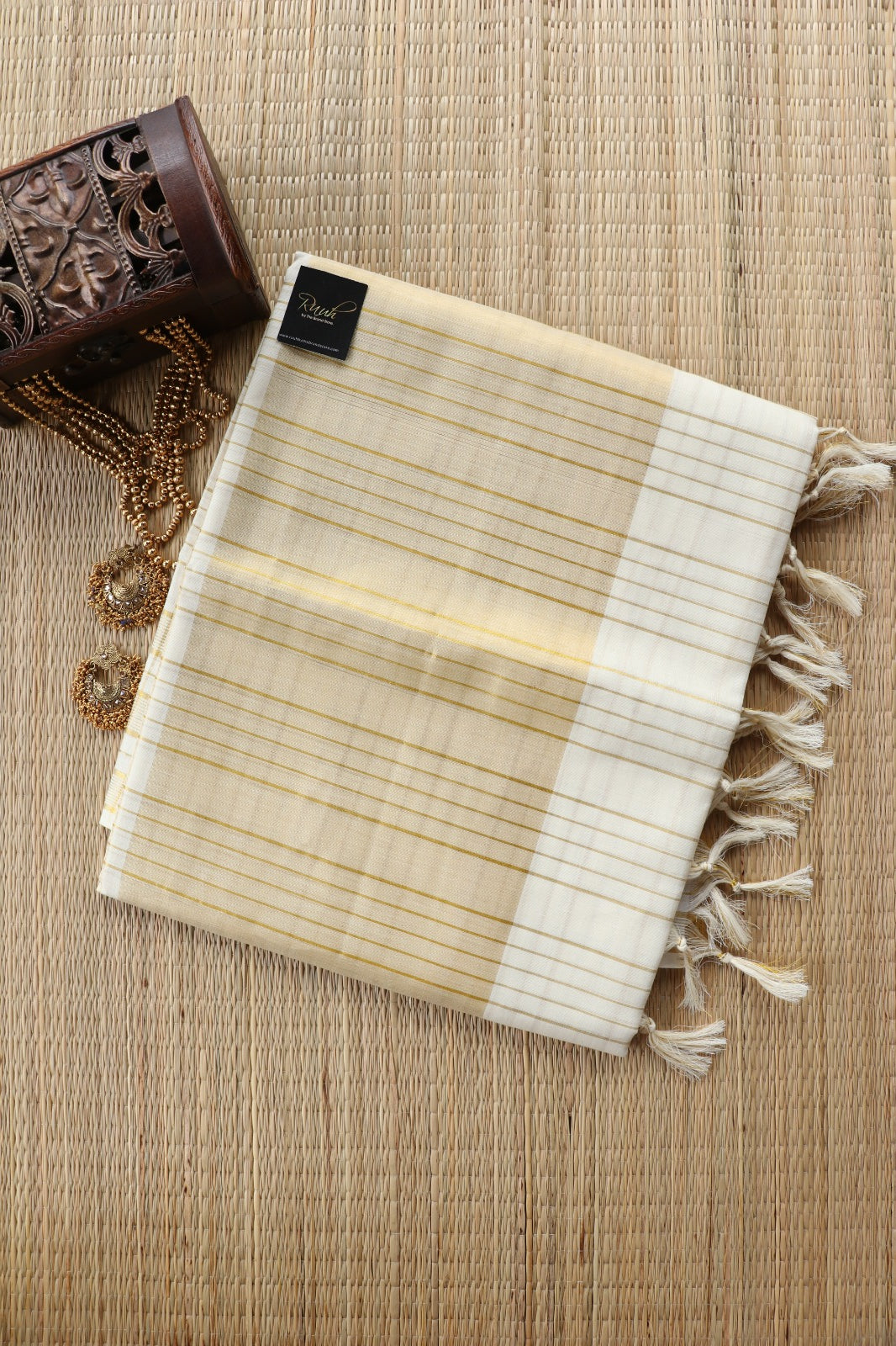 COTTON HORIZONTAL STRIPE SAREE