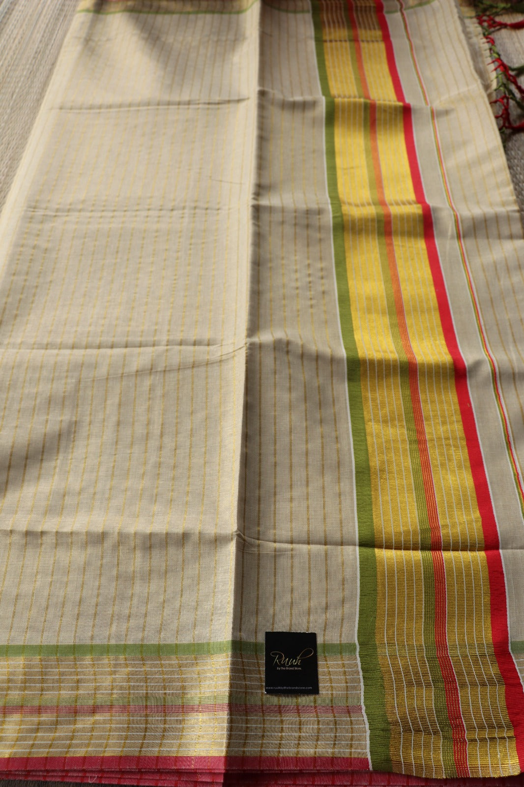 TISSUE STRIPE - RED AND GREEN