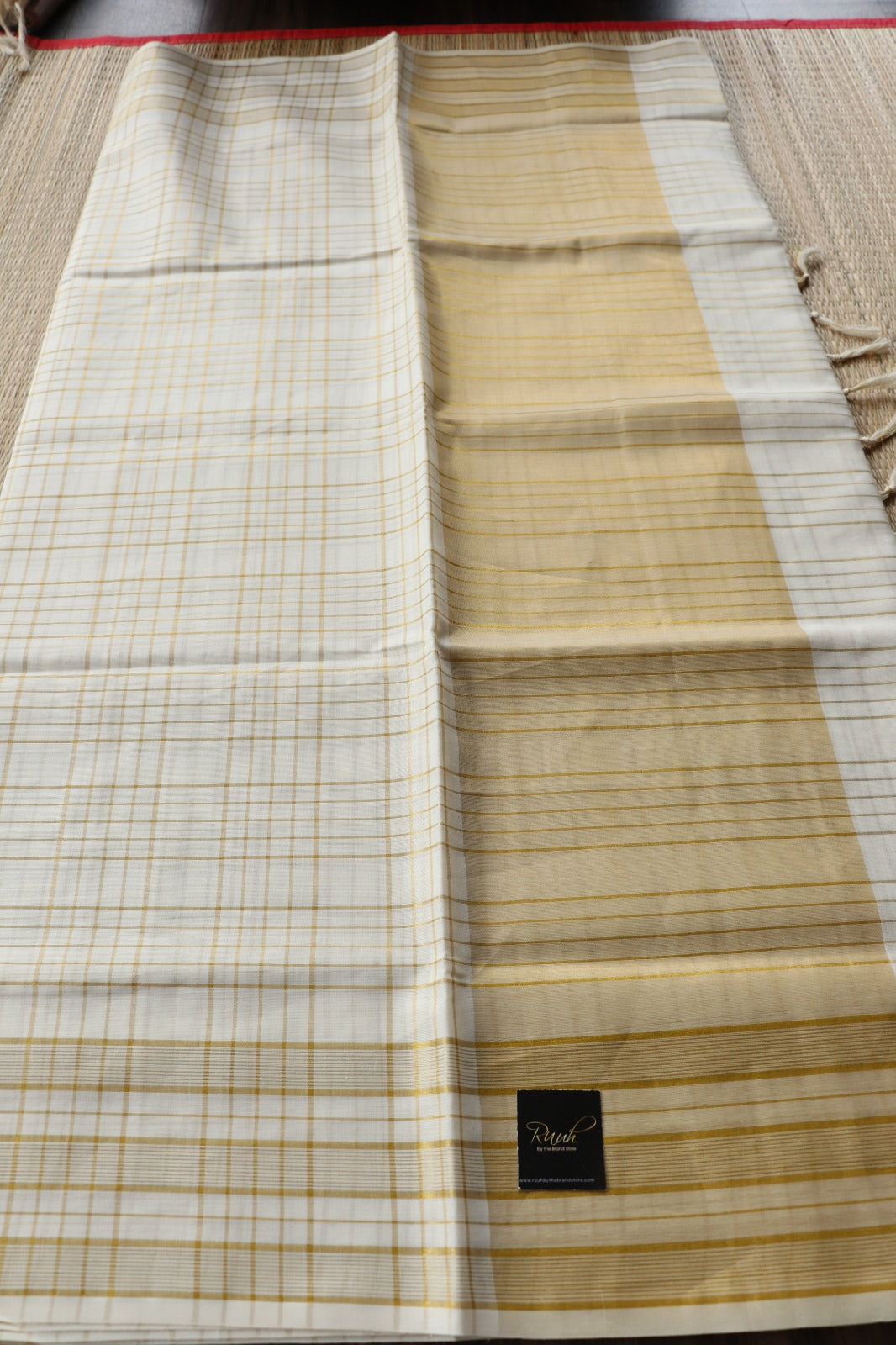 COTTON HORIZONTAL STRIPE SAREE