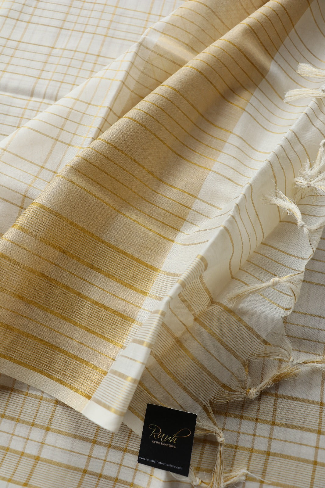 COTTON HORIZONTAL STRIPE SAREE