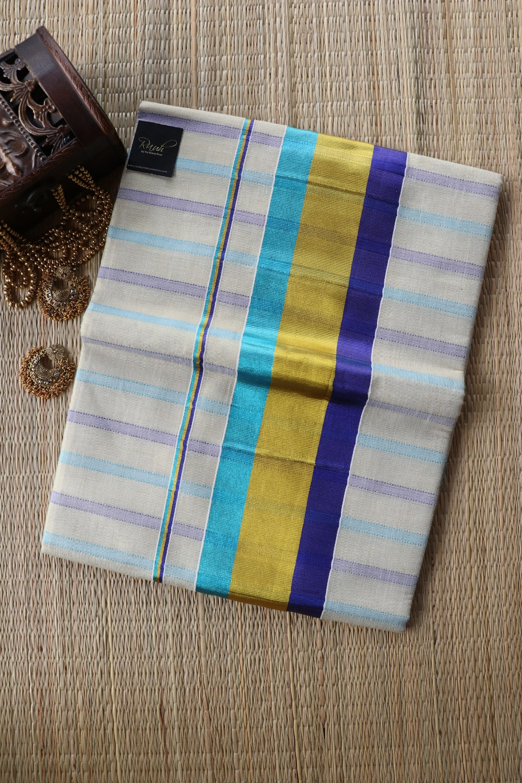 MULTI COLOUR TISSUE SAREE