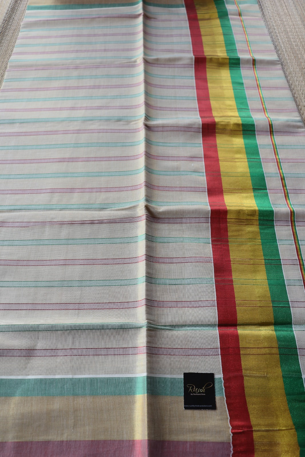MULTI COLOUR TISSUE SAREE