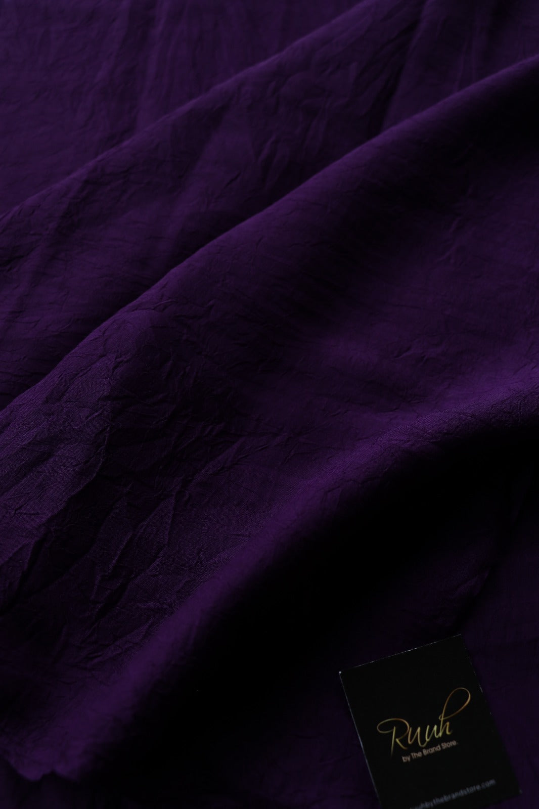RANGOLI CRUSH SAREE - PURPLE