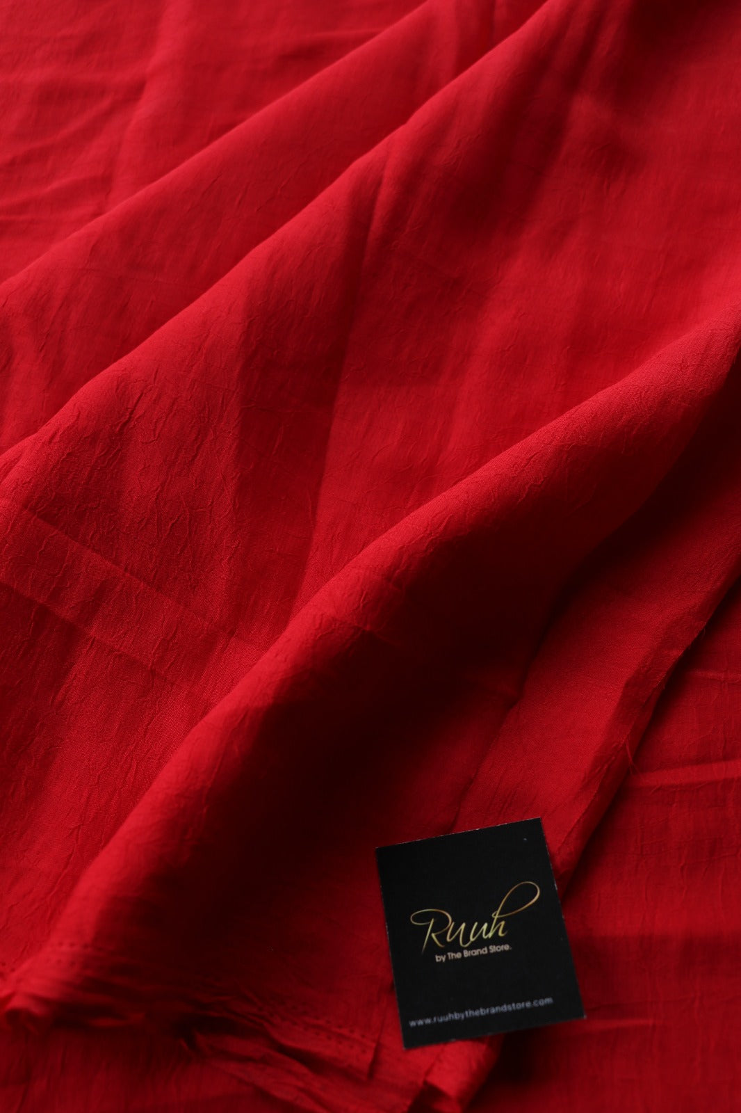 RANGOLI CRUSH SAREE - RED