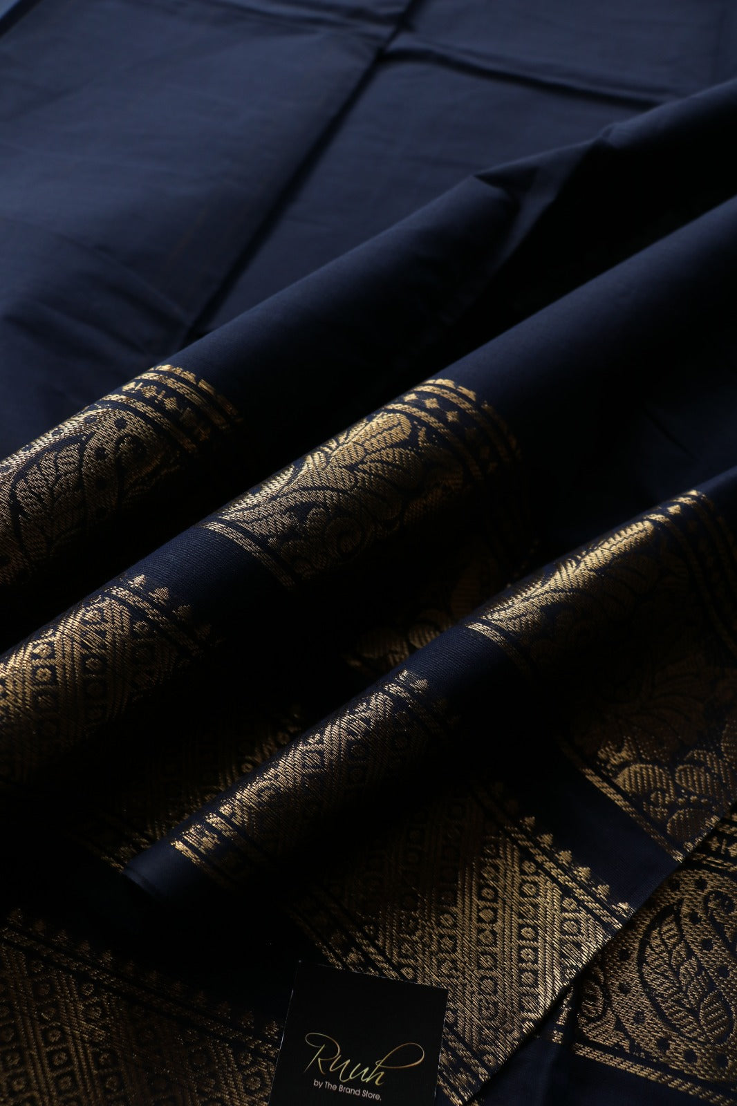 KANCHI COTTON SAREE - BLUE
