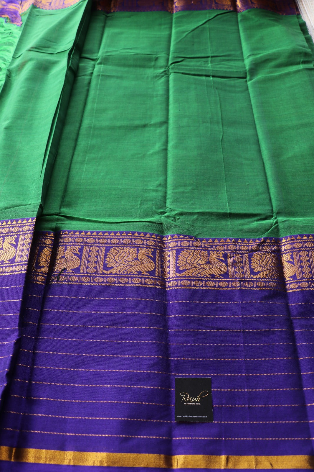 GREEN PURPLE NARAYNPET SAREE