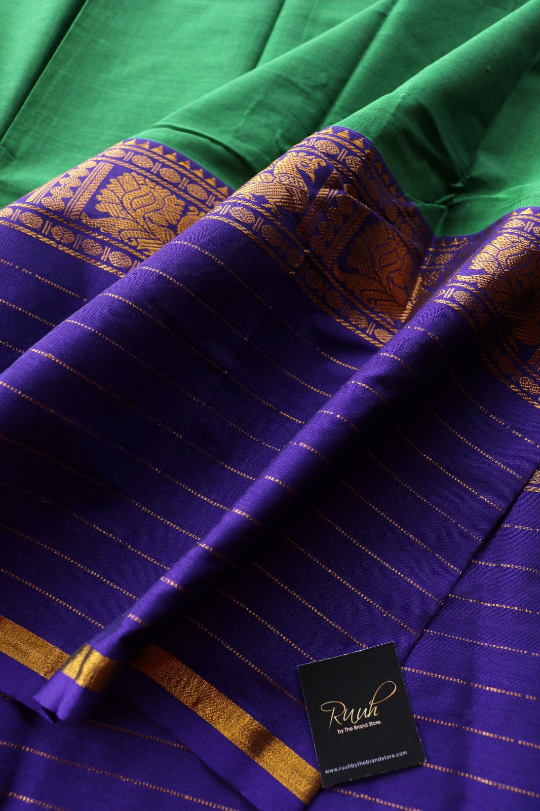 GREEN PURPLE NARAYNPET SAREE