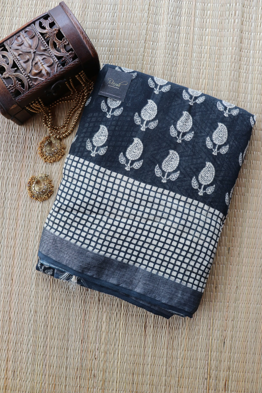 LINEN COTTON SAREE 3-TBS26LC