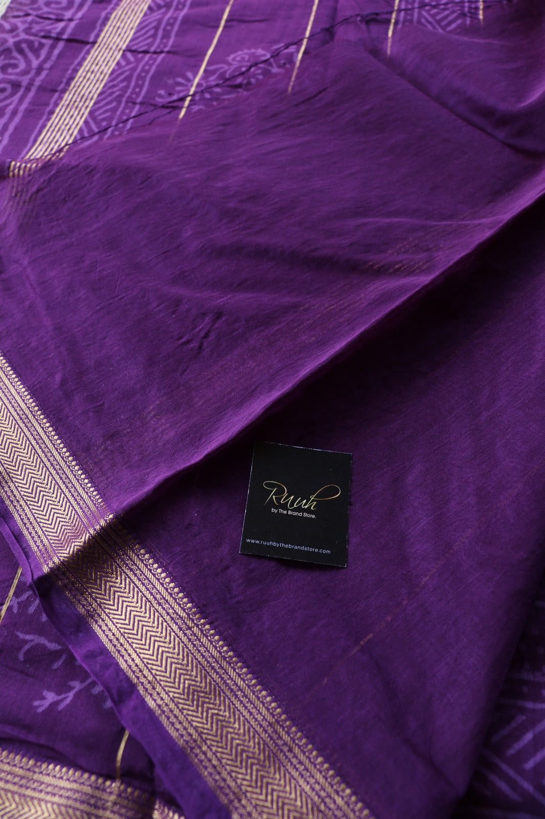 MAHESHWARI BLOCK PRINT SAREE- TBS26MBP