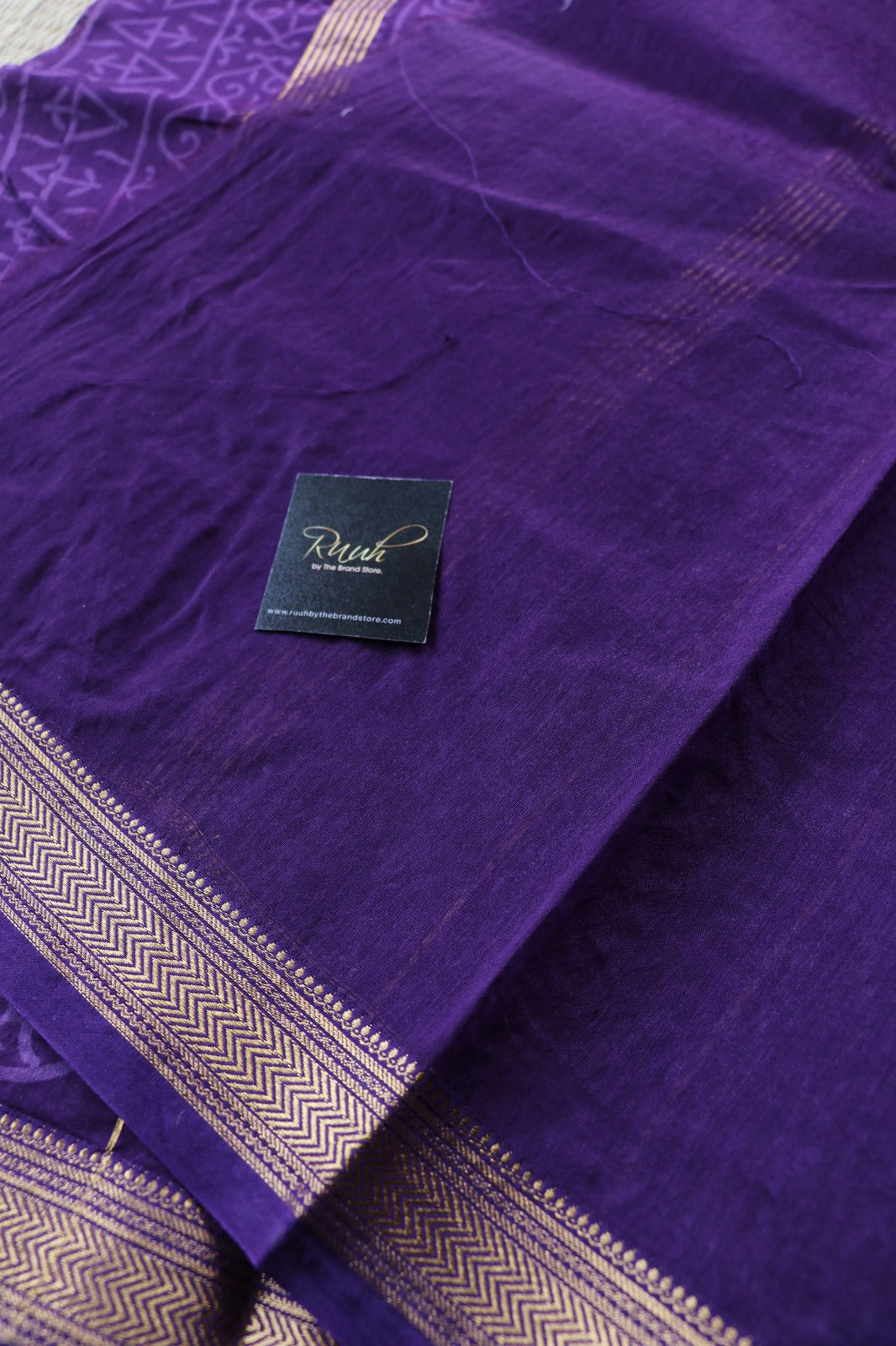 MAHESHWARI BLOCK PRINT SAREE- TBS26MBP