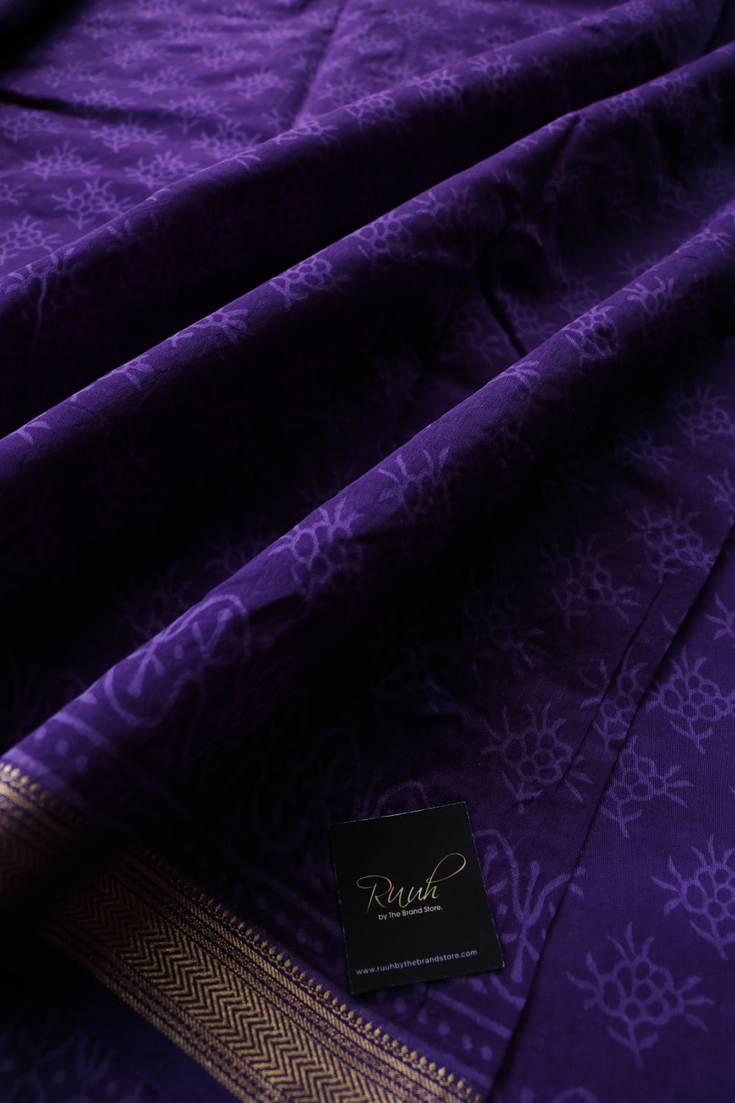 MAHESHWARI BLOCK PRINT SAREE- TBS26MBP