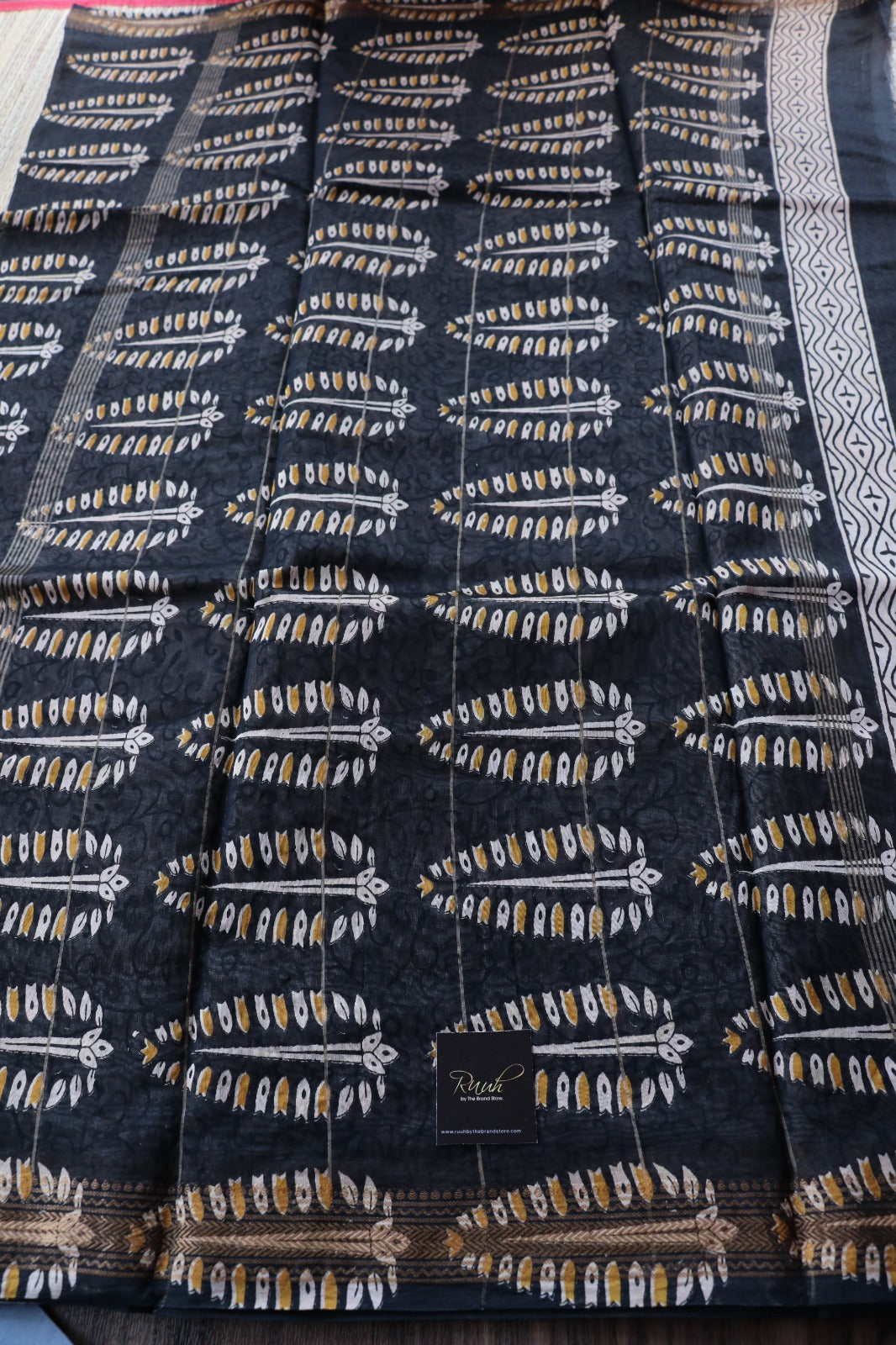 MAHESHWARI BLOCK PRINT SAREE- TBS26MBP