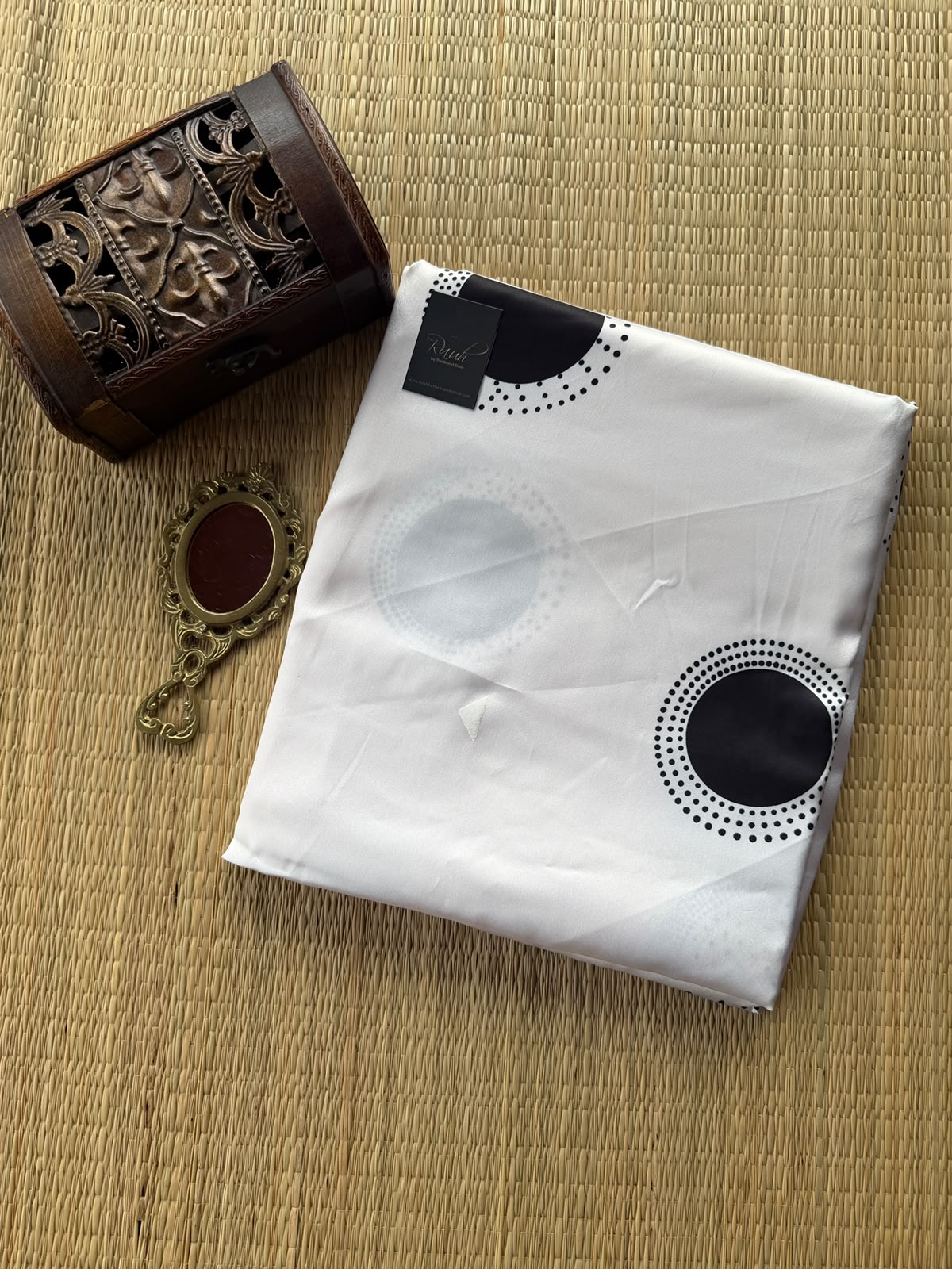 SEMI MODAL POLKA SAREE