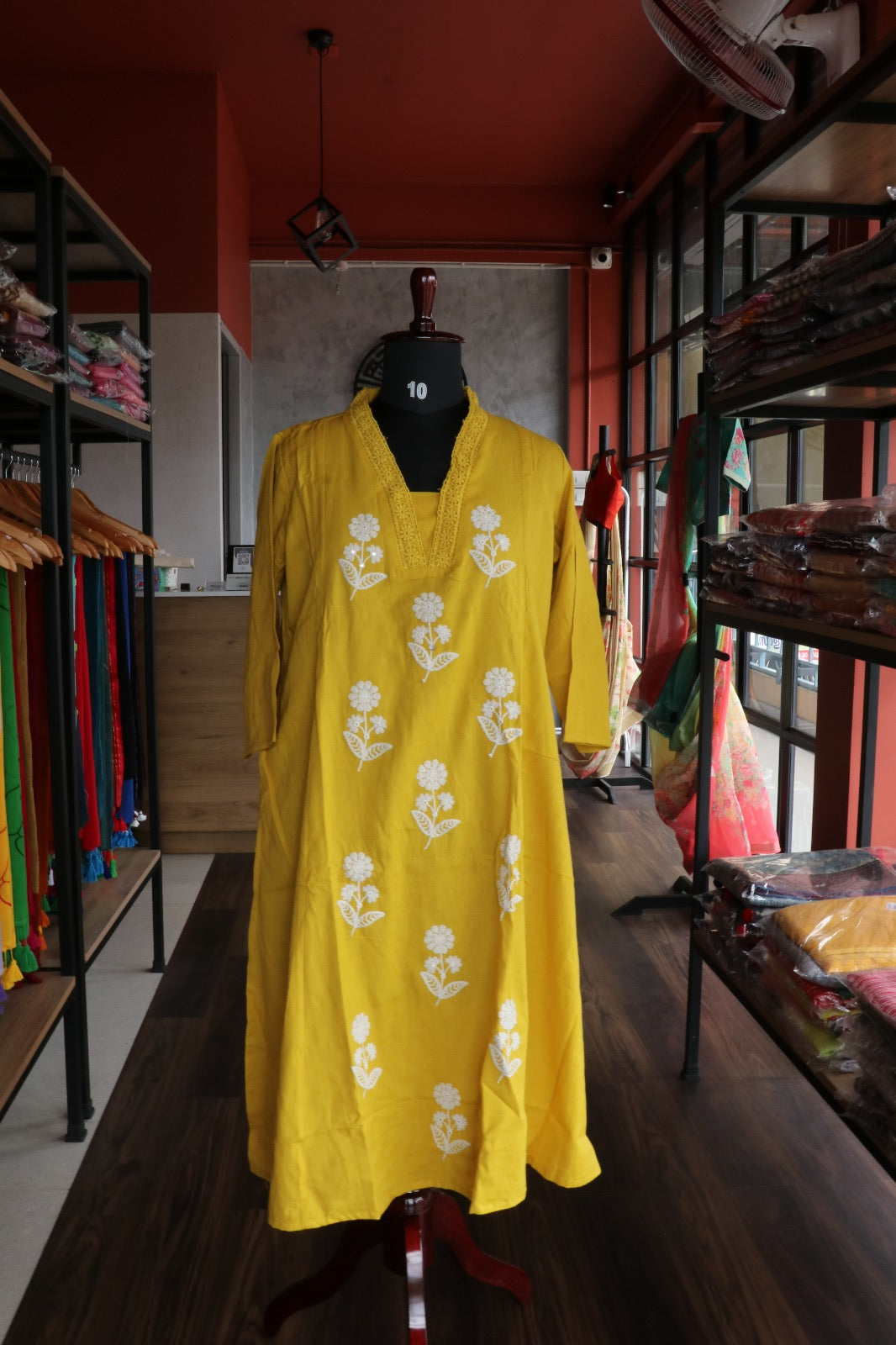 YELLOW COTTON CO ORD SET